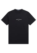 CAMISETA FRED PERRY NEGRA EMBROIDERED TEE