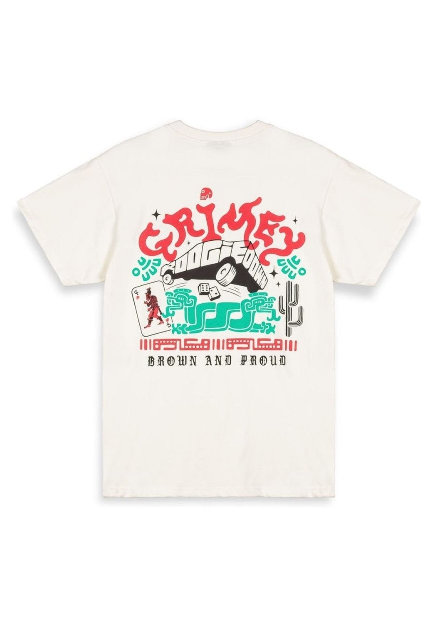 CAMISETA GRIMEY BLANCA CAUSIN PANIC THE CHARLESTON BLVD REGULAR TEE - AREA ZERO