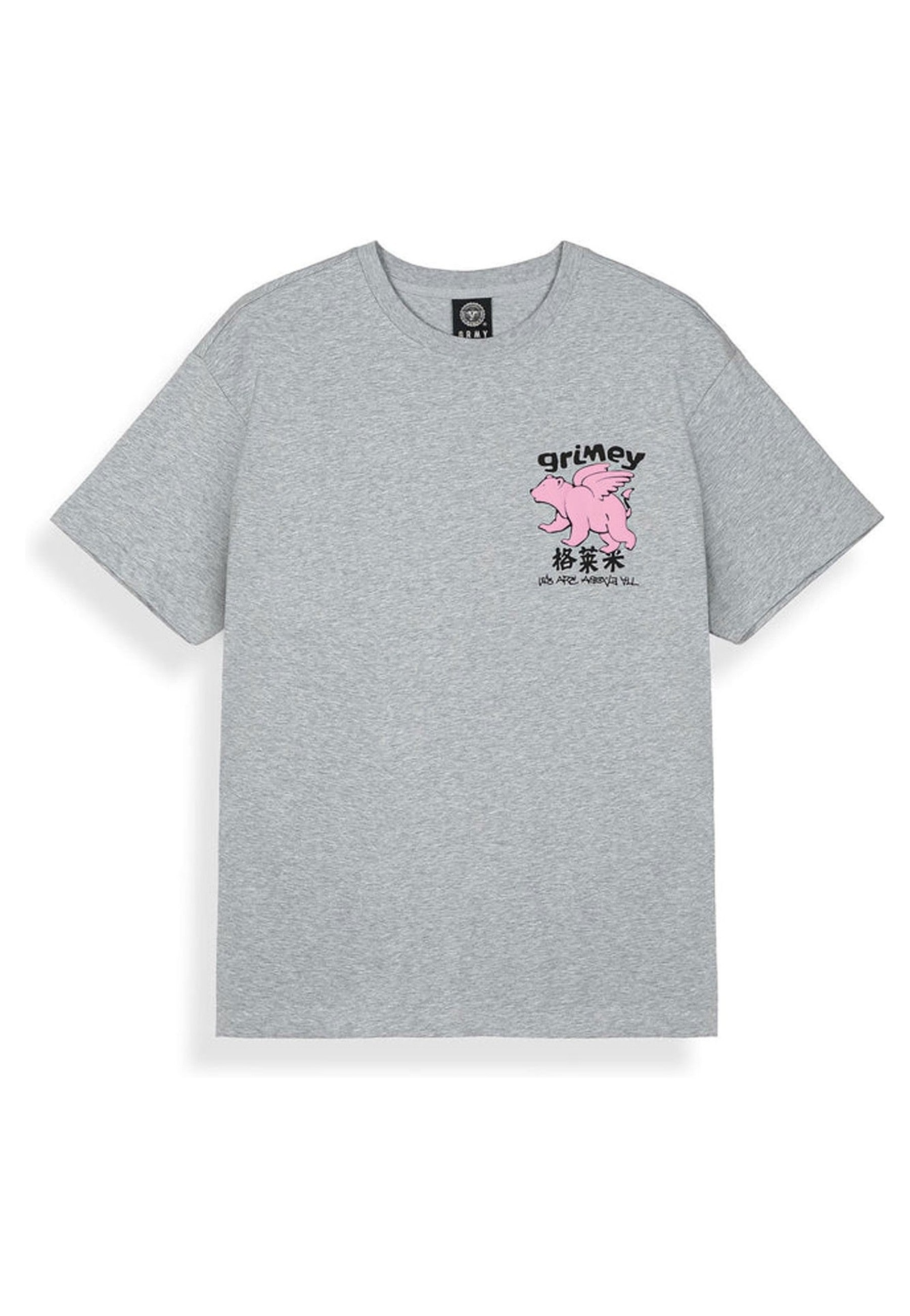 CAMISETA GRIMEY GRIS CONCREAT JUNGLE WE ARE ABOVE ALL REGULAR TEE