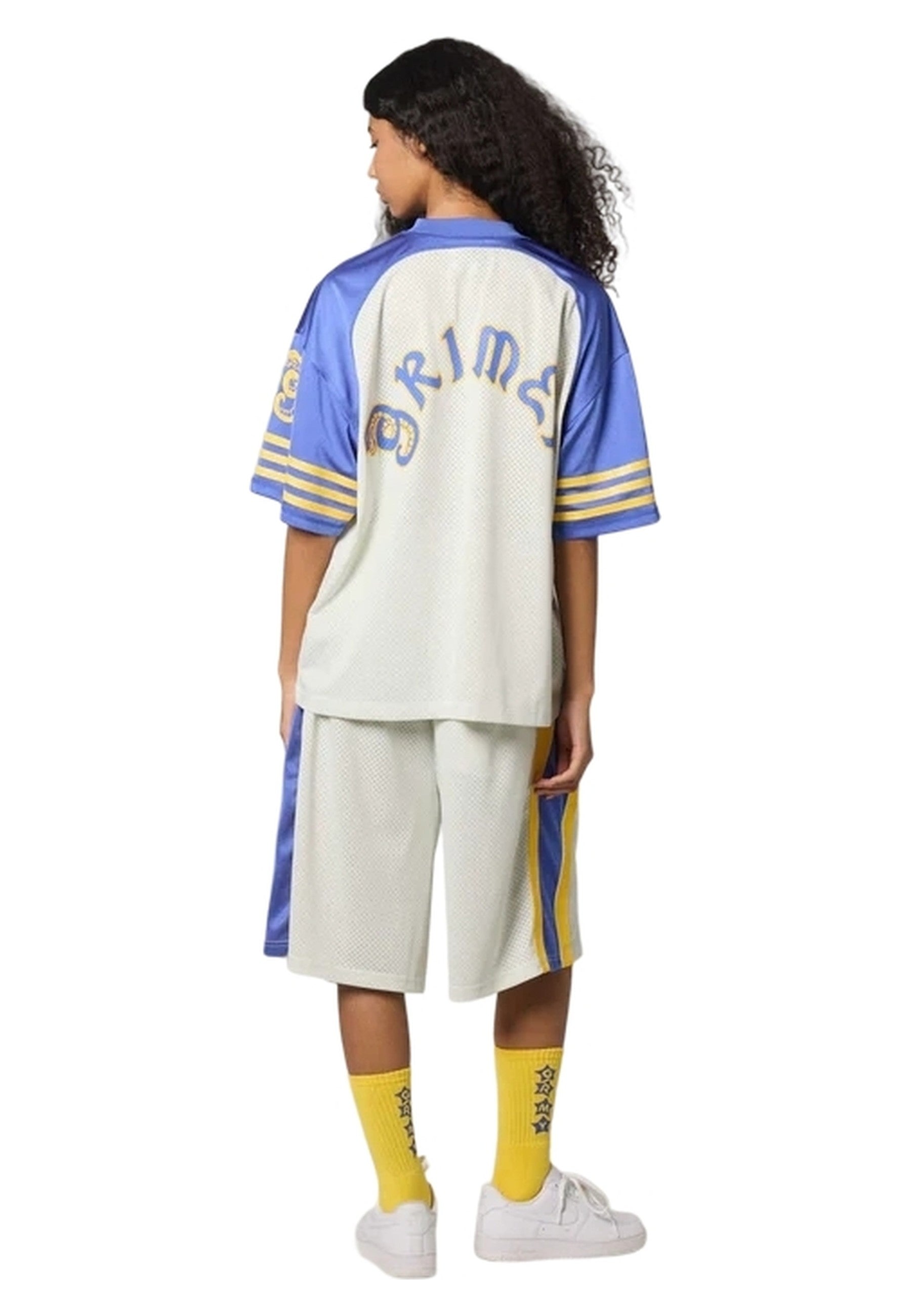 CAMISETA GRIMEY GRIS DROPPIN SCIENCE MESH BOXY FOOTBALL JERSEY