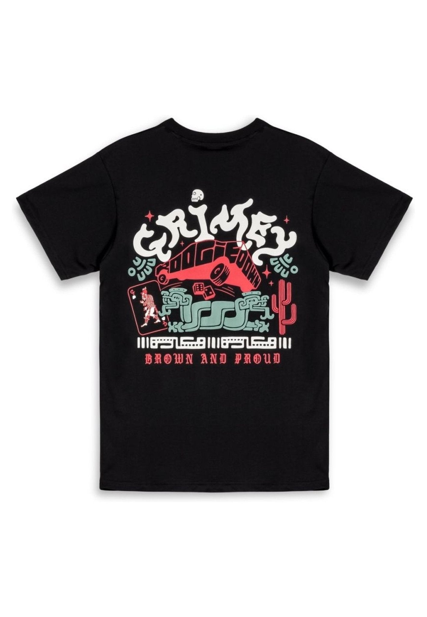 CAMISETA GRIMEY NEGRA CAUSING PANIC THE CHARLESTON BLVD REGULAR TEE - AREA ZERO