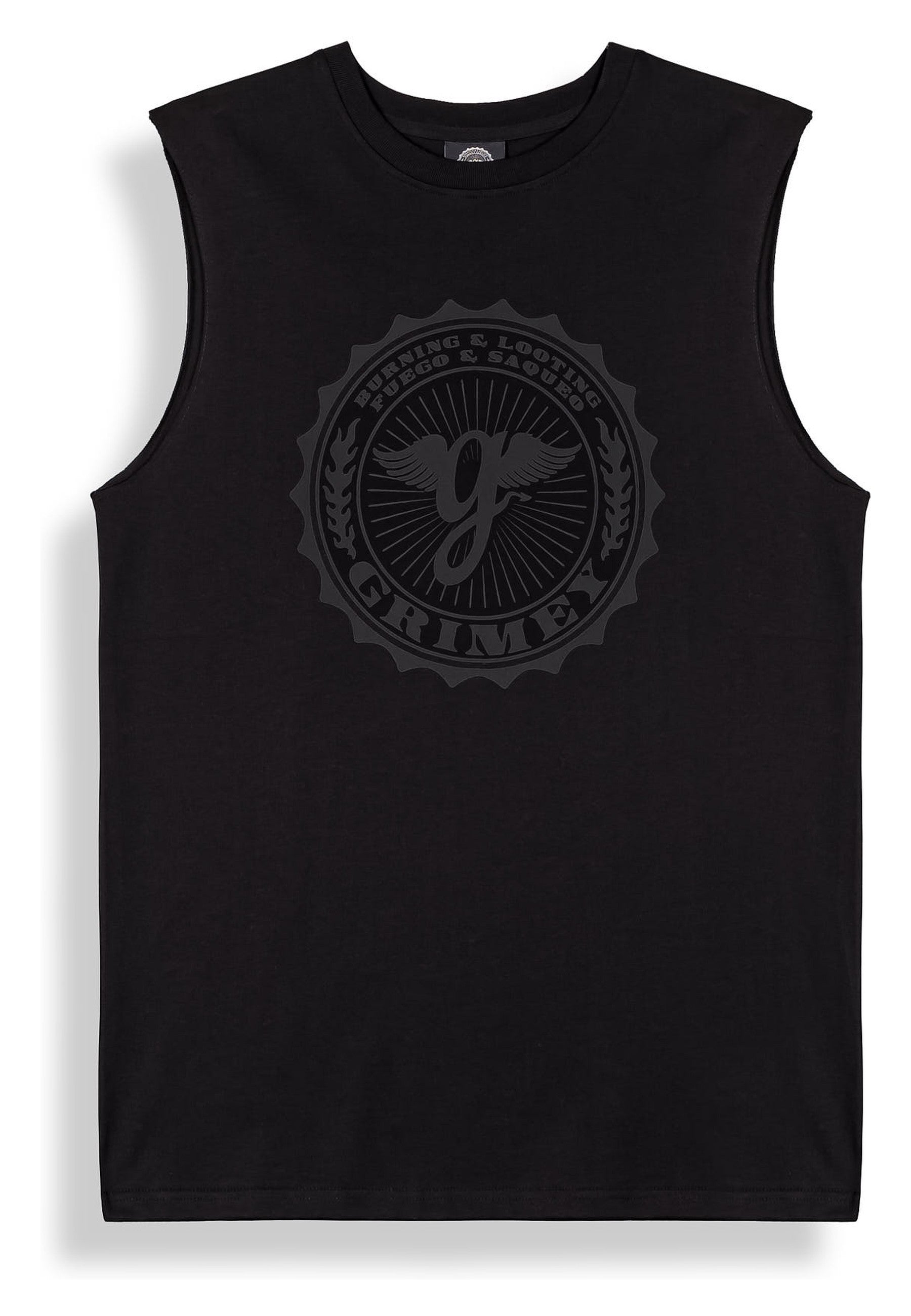 CAMISETA GRIMEY NEGRA CHIEF WATCHER SLEEVELES TEE