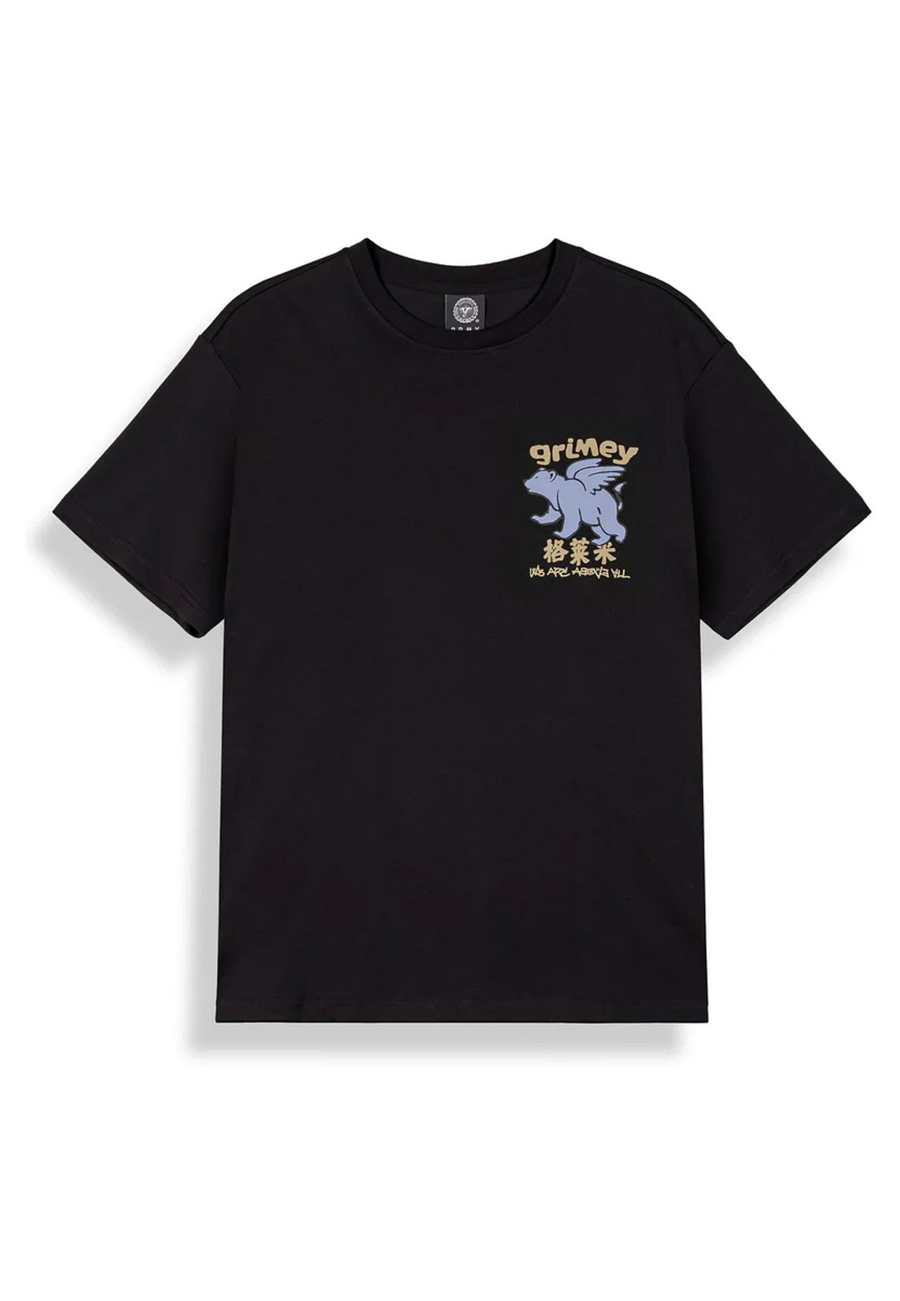 CAMISETA GRIMEY NEGRA CONCREAT JUNGLE WE ARE ABOVE ALL REGULAR TEE