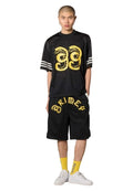 CONJUNTO GRIMEY NEGRO DROPPIN SCIENCE MESH JERSEY Y BERMUDA