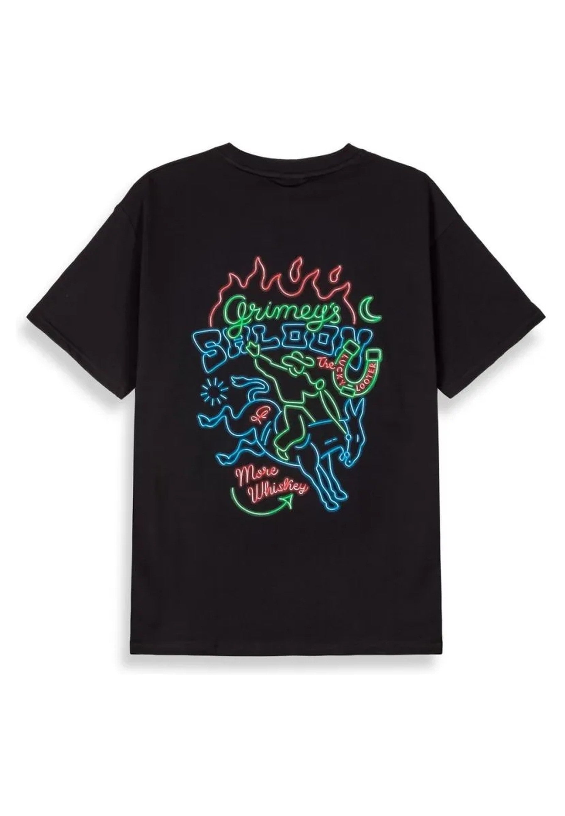 CAMISETA GRIMEY NEGRA LONE HAND LUCKY LOOTER REGULAR TEE