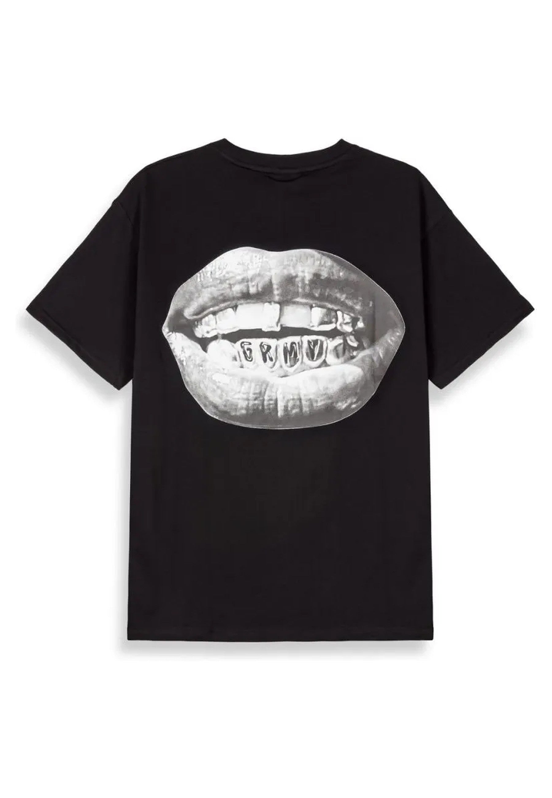 CAMISETA GRIMEY NEGRA PEACE WITHIN THE GLITZY GRILLZ REGULAR TEE