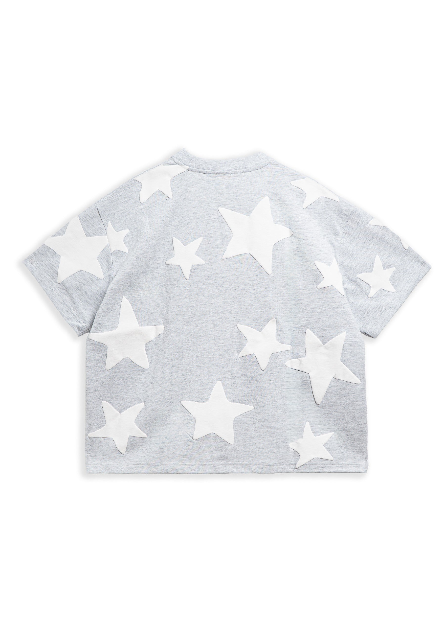 CAMISETA GRIS FALLING STARS OVERSIZED TEE