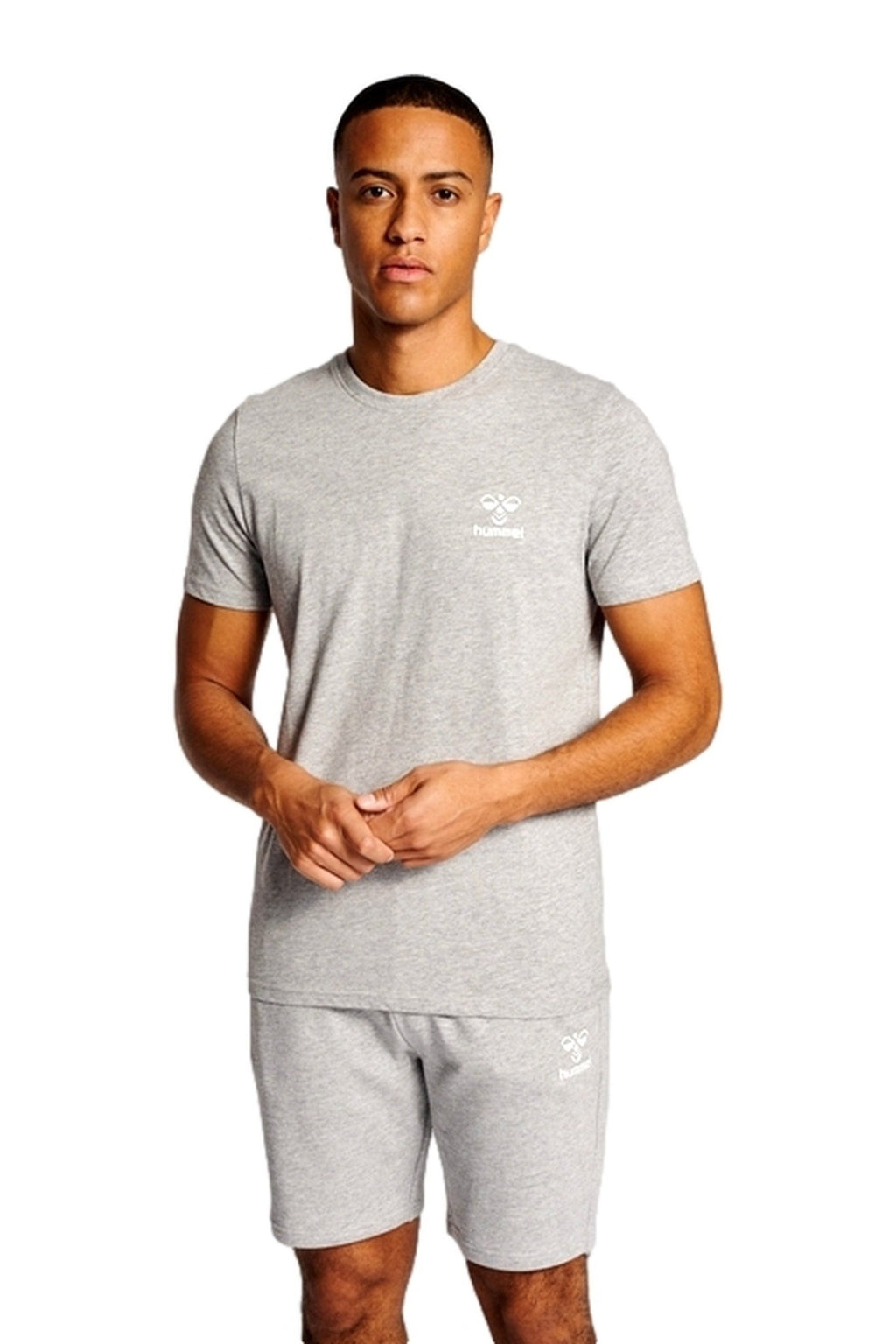 CAMISETA HUMMEL GRIS ICONS TEE - AREA ZERO