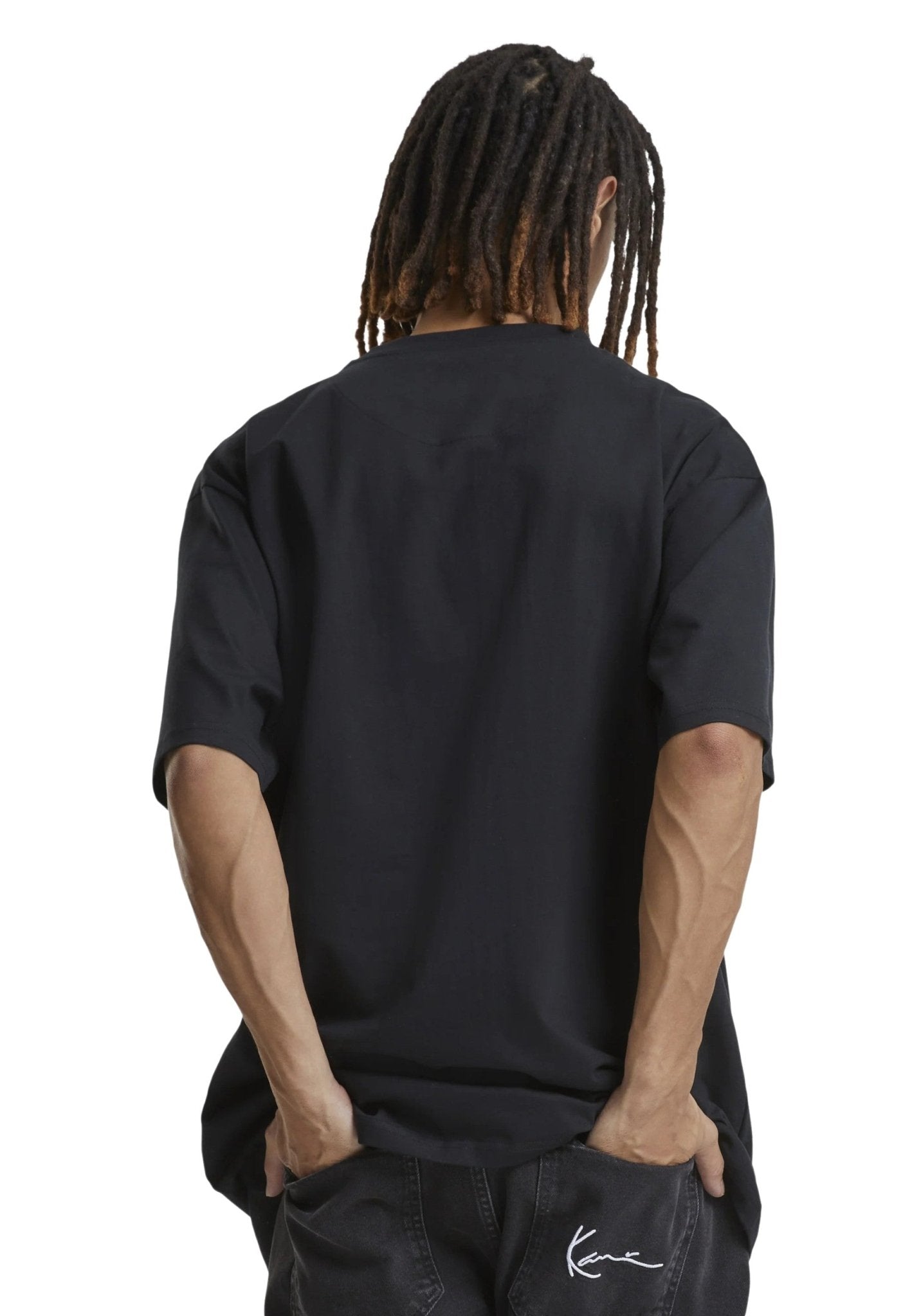 CAMISETA JUNIOR KARL KANI NEGRA SMALL SIGNATURE TEE - AREA ZERO