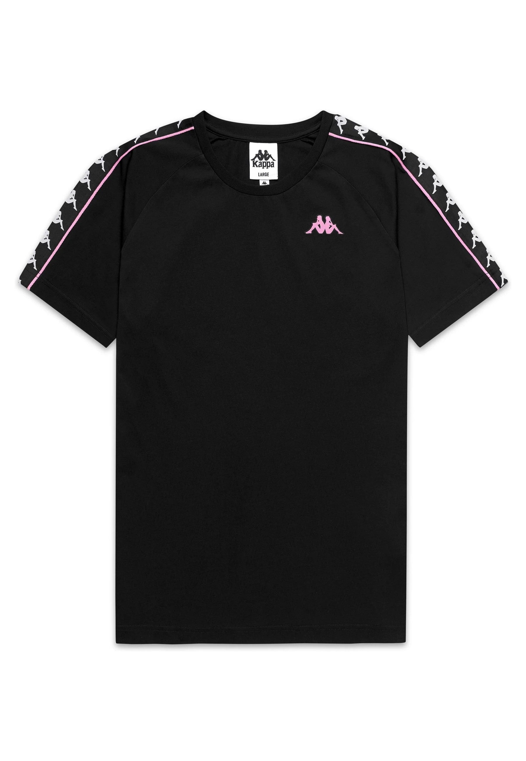 CAMISETA KAPPA NEGRA COEN SLIM 222 BANDA TEE