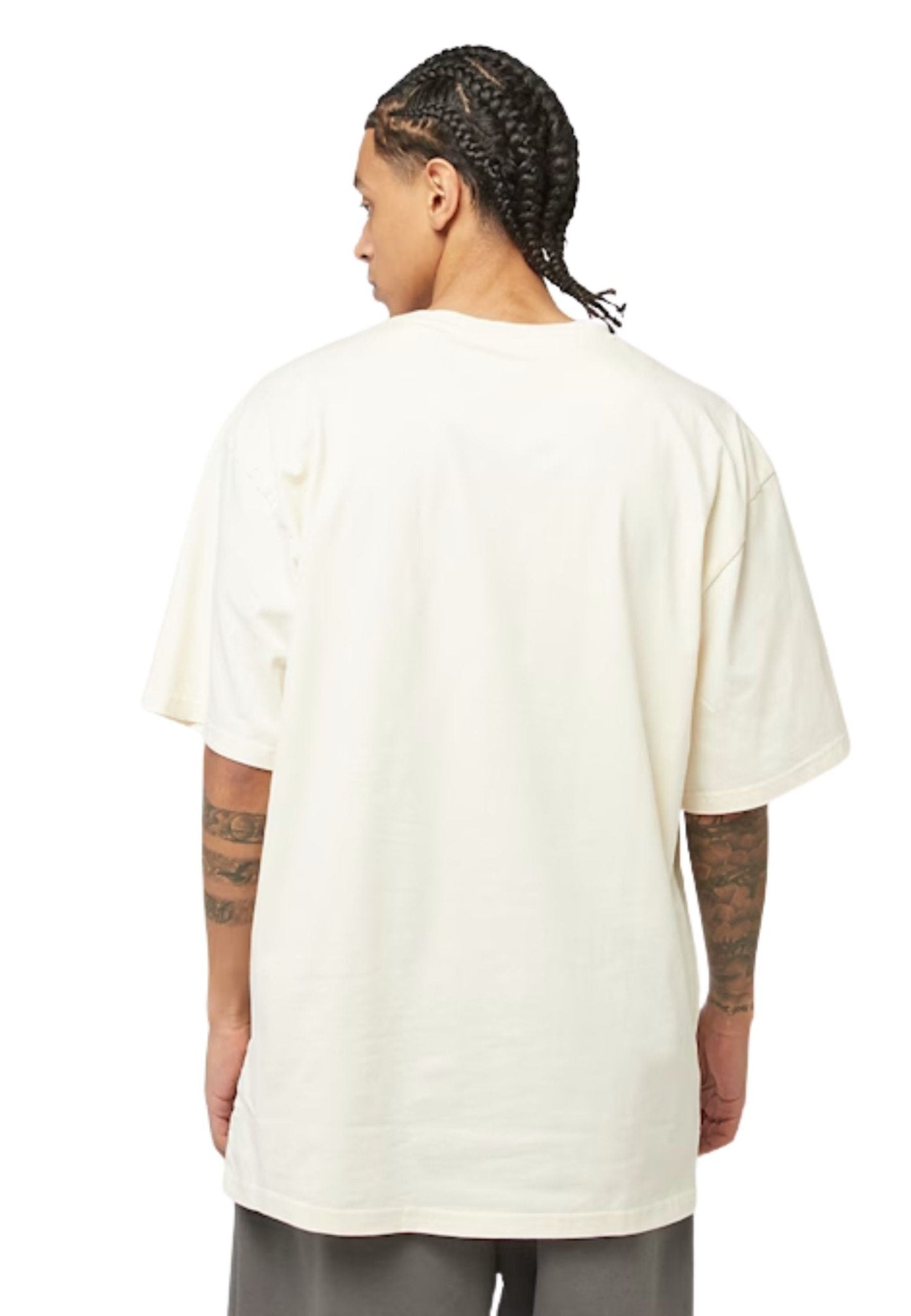 CAMISETA KARL KANI BEIGE SMALL SIGNATURE TONED LOGO TEE - AREA ZERO
