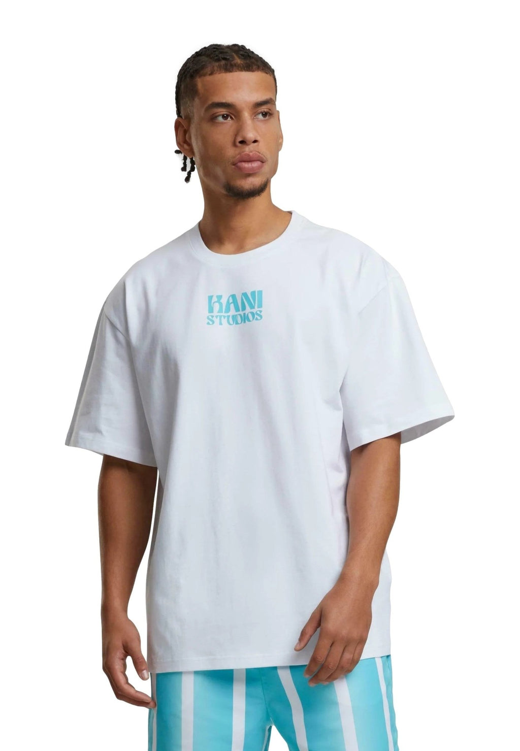 CAMISETA KARL KANI BLANCA KANI STUDIOS PRINT TEE - AREA ZERO