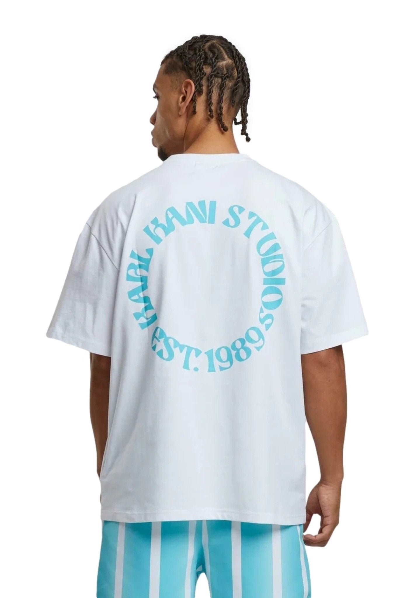 CAMISETA KARL KANI BLANCA KANI STUDIOS PRINT TEE - AREA ZERO