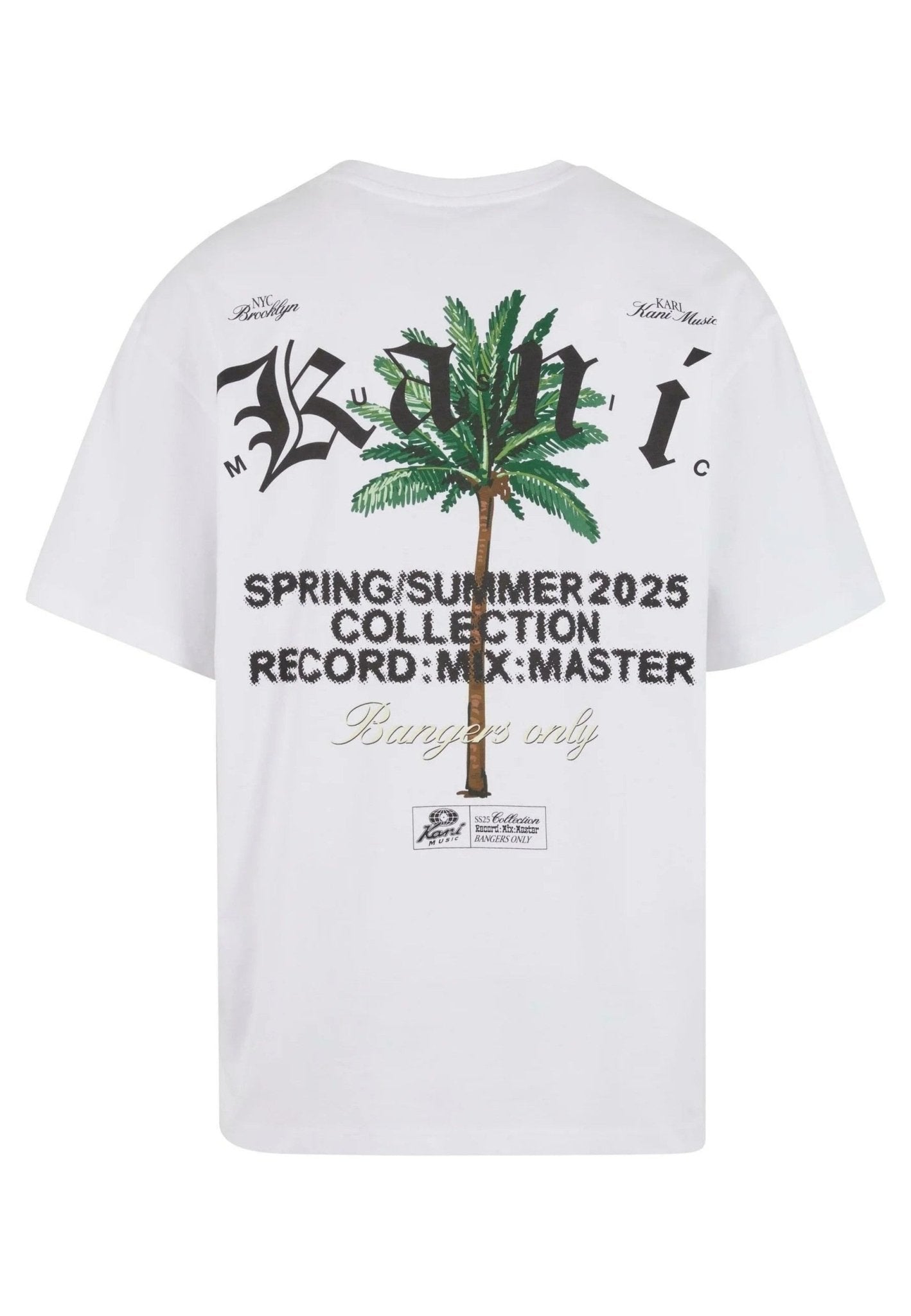 CAMISETA KARL KANI BLANCA PALM PRINT TEE - AREA ZERO