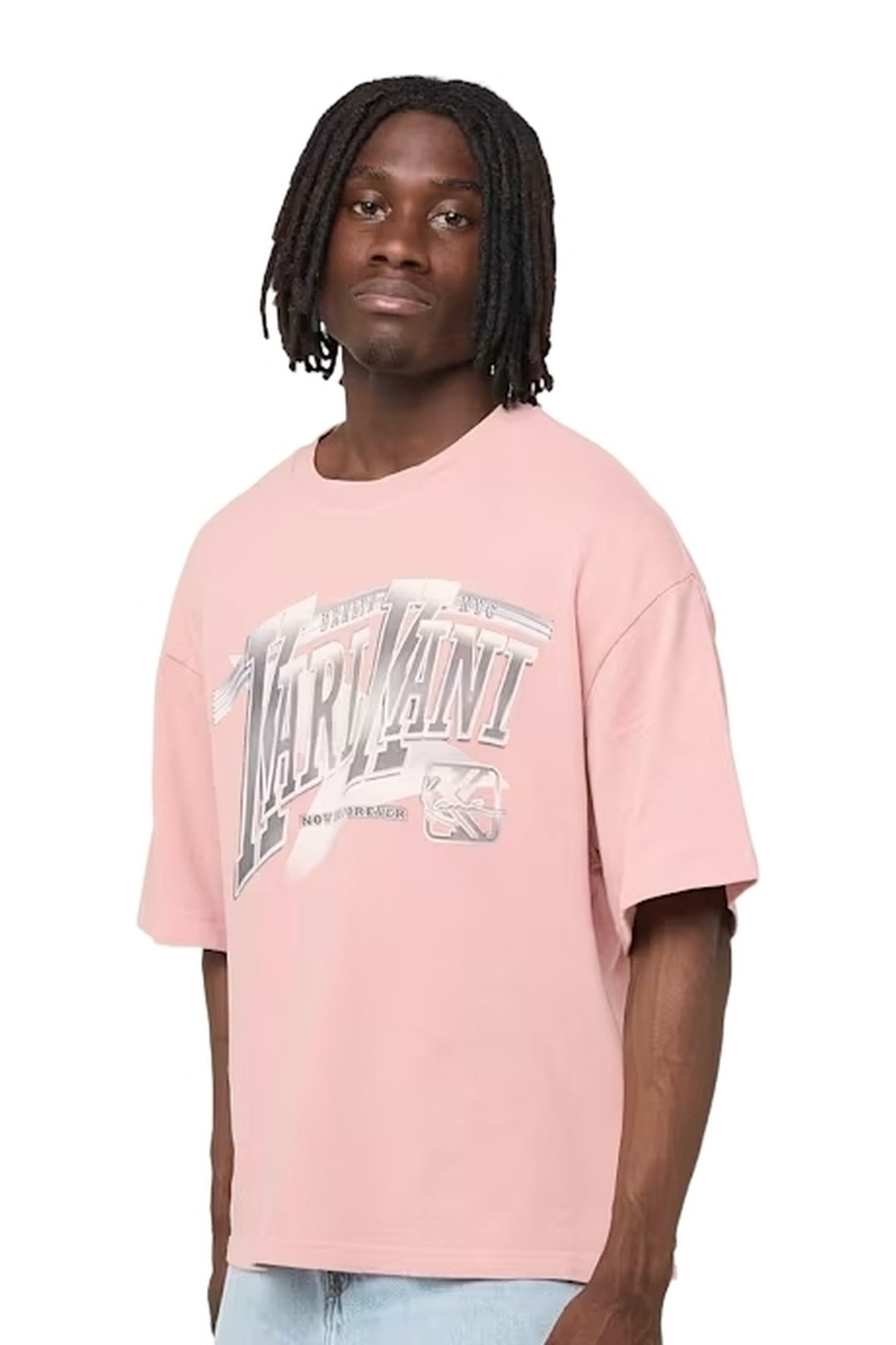 CAMISETA KARL KANI ROSA SPORT GRADIENT BOXY TEE