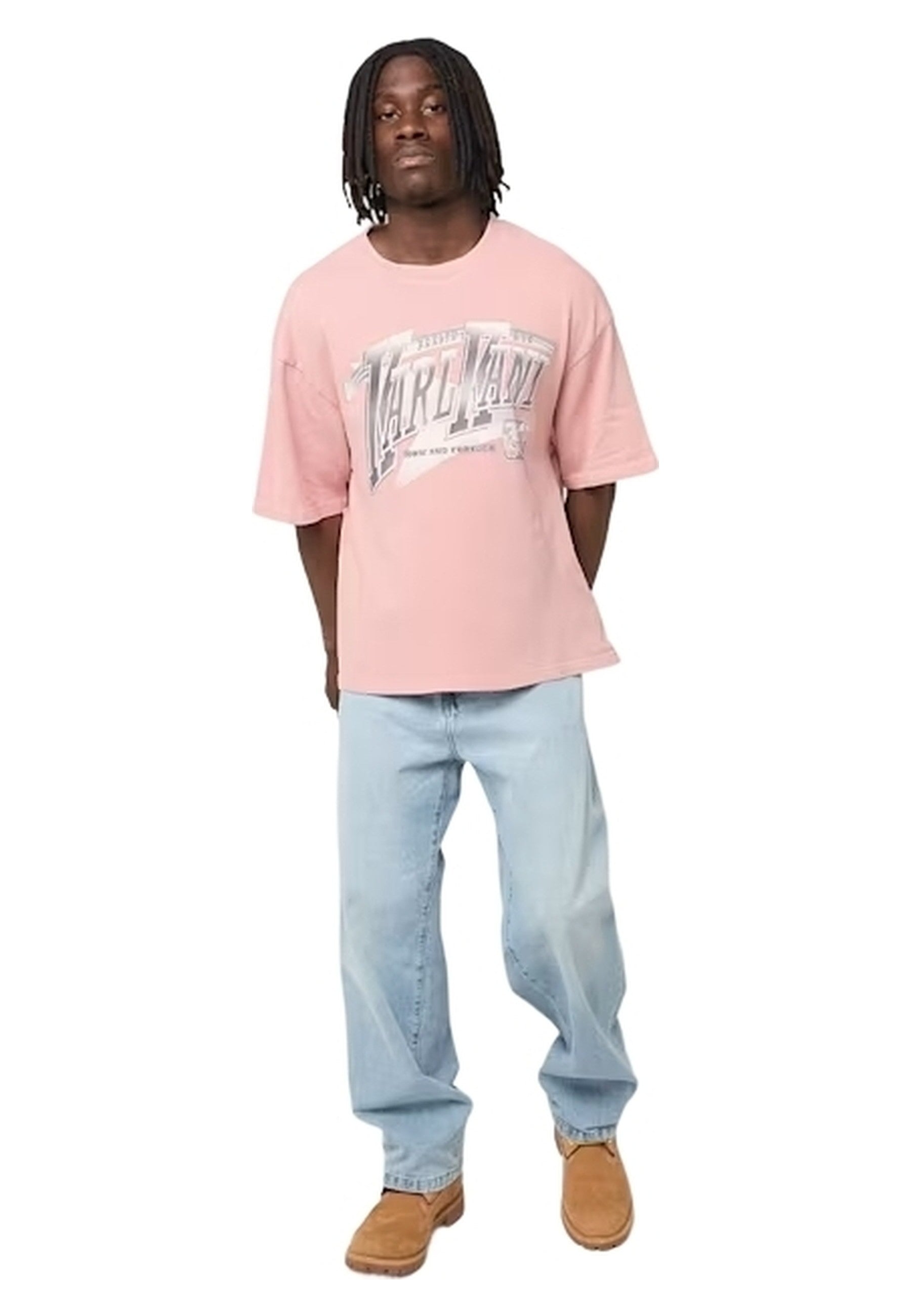 CAMISETA KARL KANI ROSA SPORT GRADIENT BOXY TEE