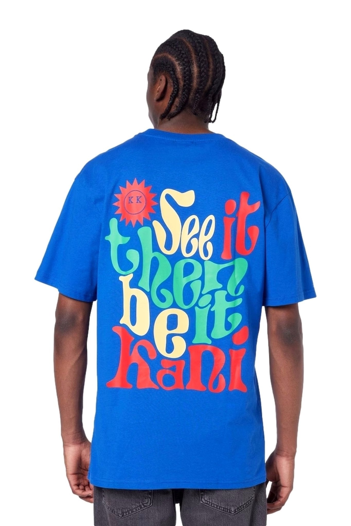 CAMISETA KARL KANI ROYAL SMALL SIGNATURE PRINT TEE - AREA ZERO