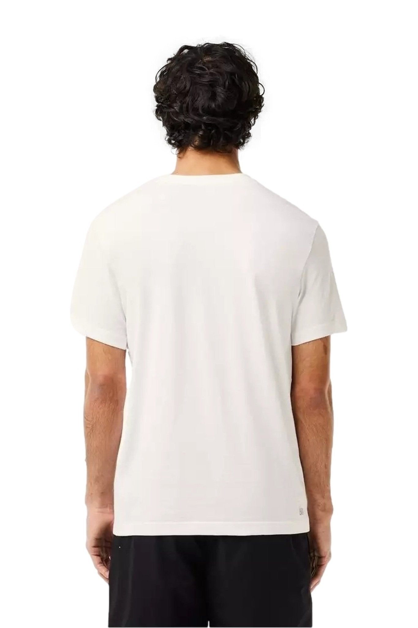 CAMISETA LACOSTE BLANCA 3D LOGO TEE - AREA ZERO