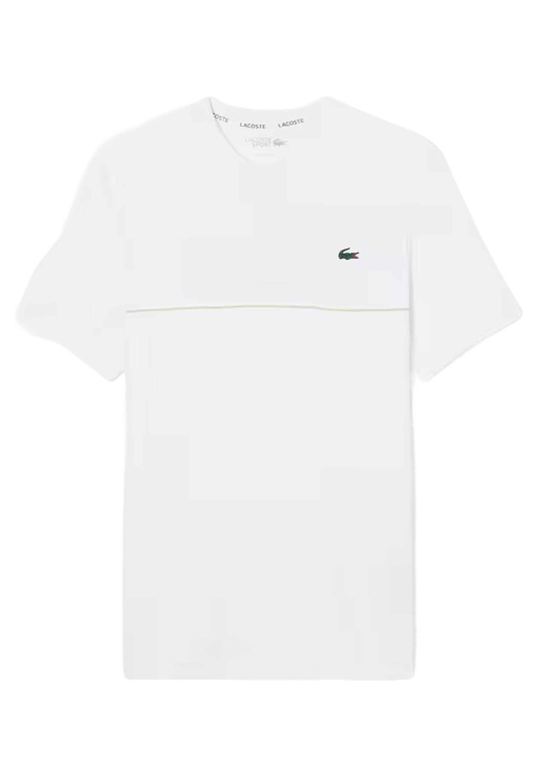 CAMISETA LACOSTE BLANCA BACK CROCO ULTRA DRY TEE