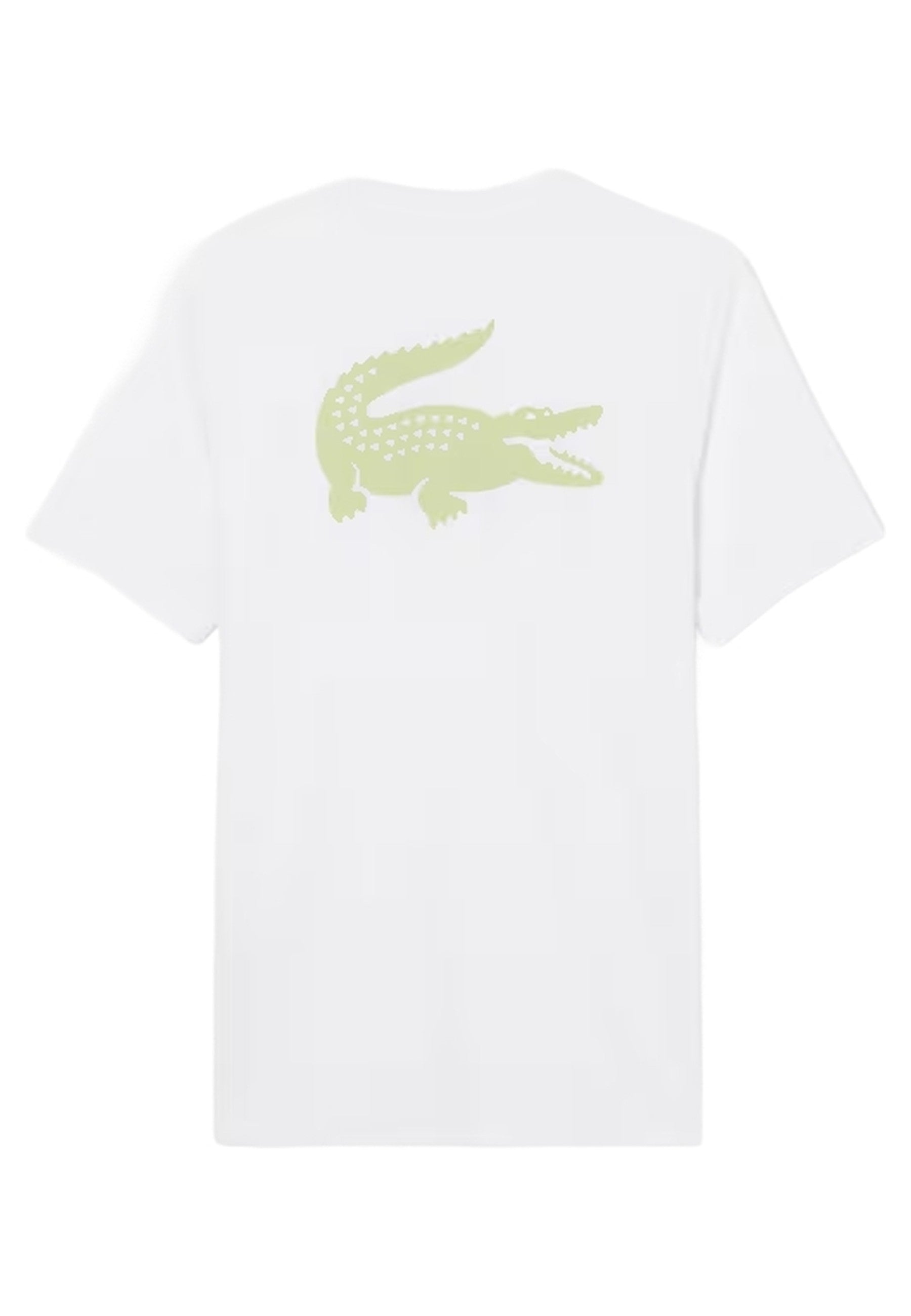 CAMISETA LACOSTE BLANCA BACK CROCO ULTRA DRY TEE
