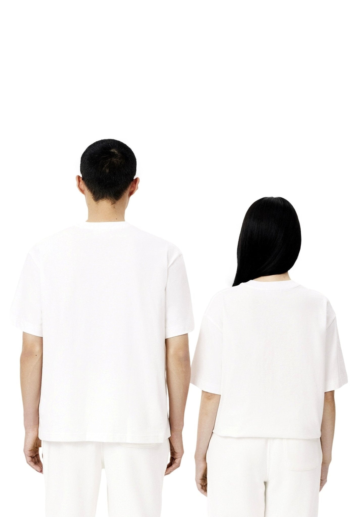 CAMISETA LACOSTE BLANCA BIG CROCO OVERSIZED TEE - AREA ZERO