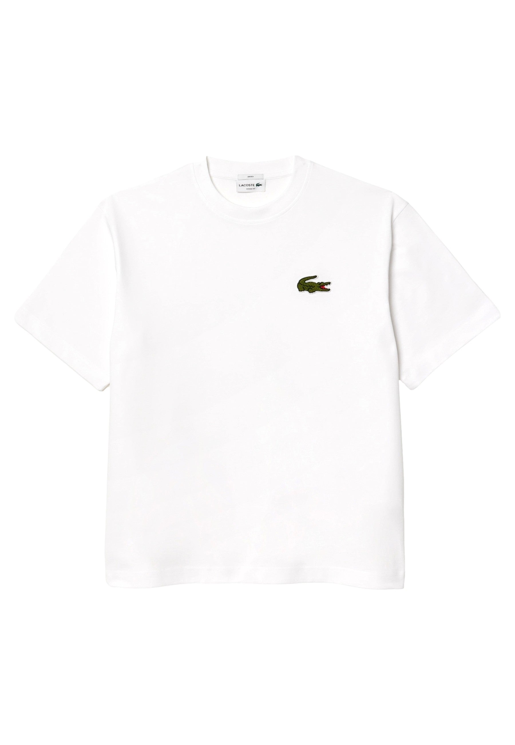 CAMISETA LACOSTE BLANCA BIG CROCO OVERSIZED TEE