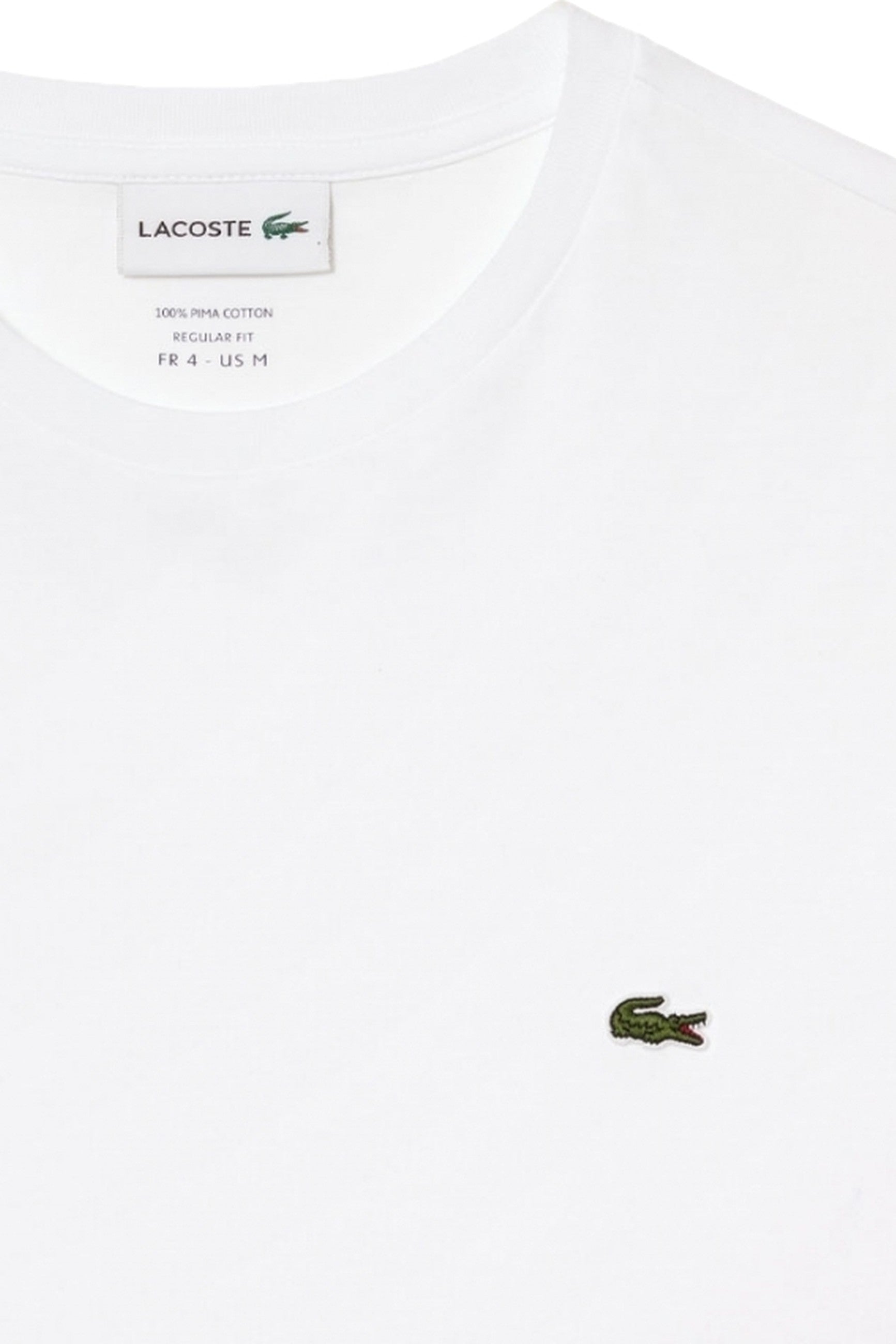 CAMISETA LACOSTE BLANCA CLASSIC LOGO TEE