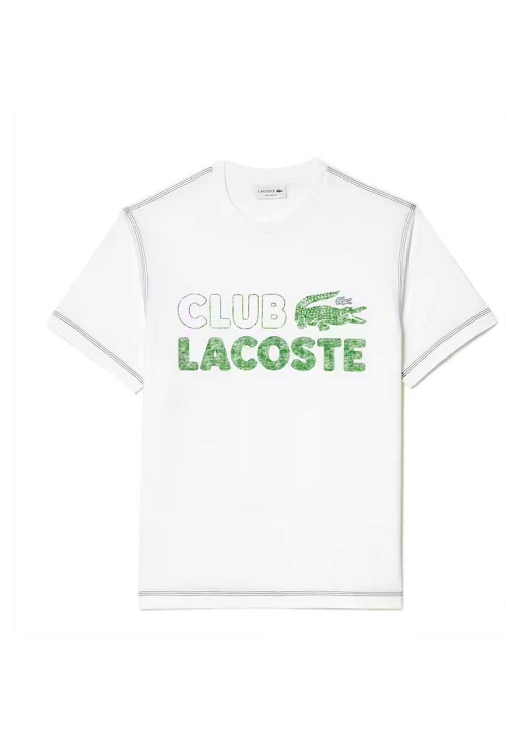 CAMISETA LACOSTE BLANCA CROCO CLUB TEE - AREA ZERO