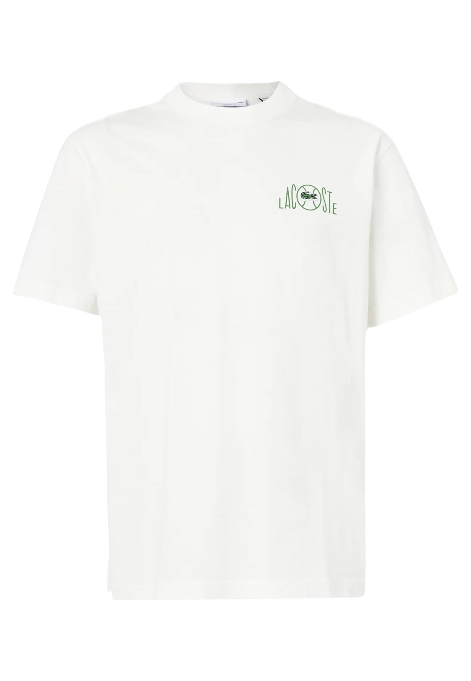 CAMISETA LACOSTE BLANCA LACOSTE ON TENNIS BACK LOGO