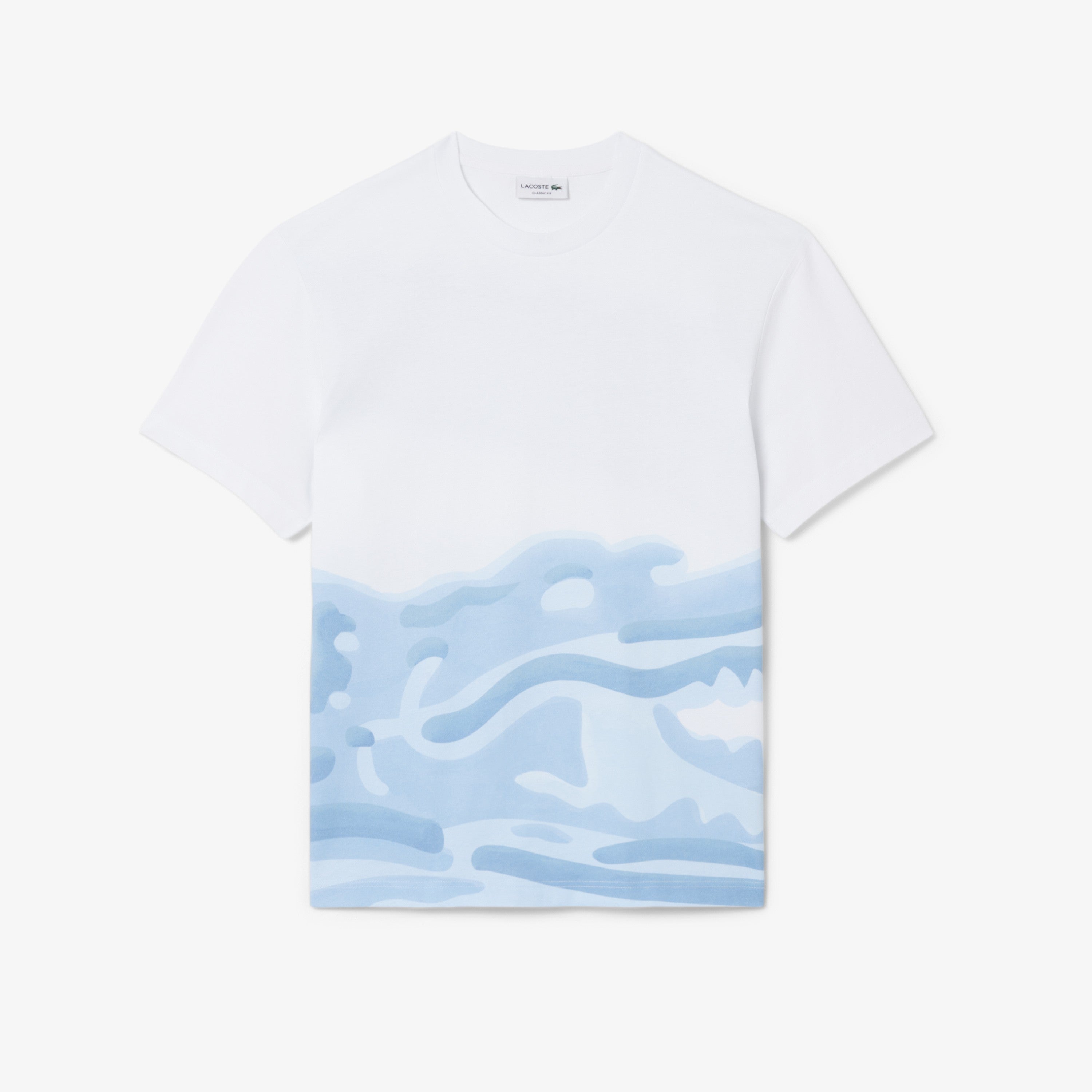 CAMISETA LACOSTE BLANCA PRINTED CROCO TEE