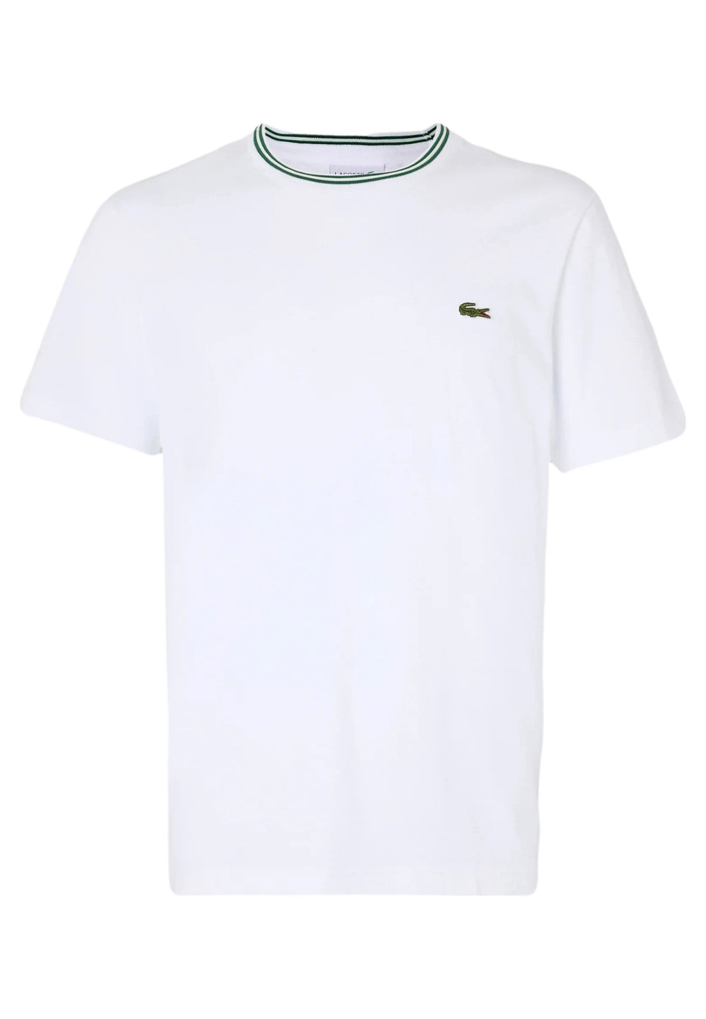 CAMISETA LACOSTE BLANCA RINGER TEE