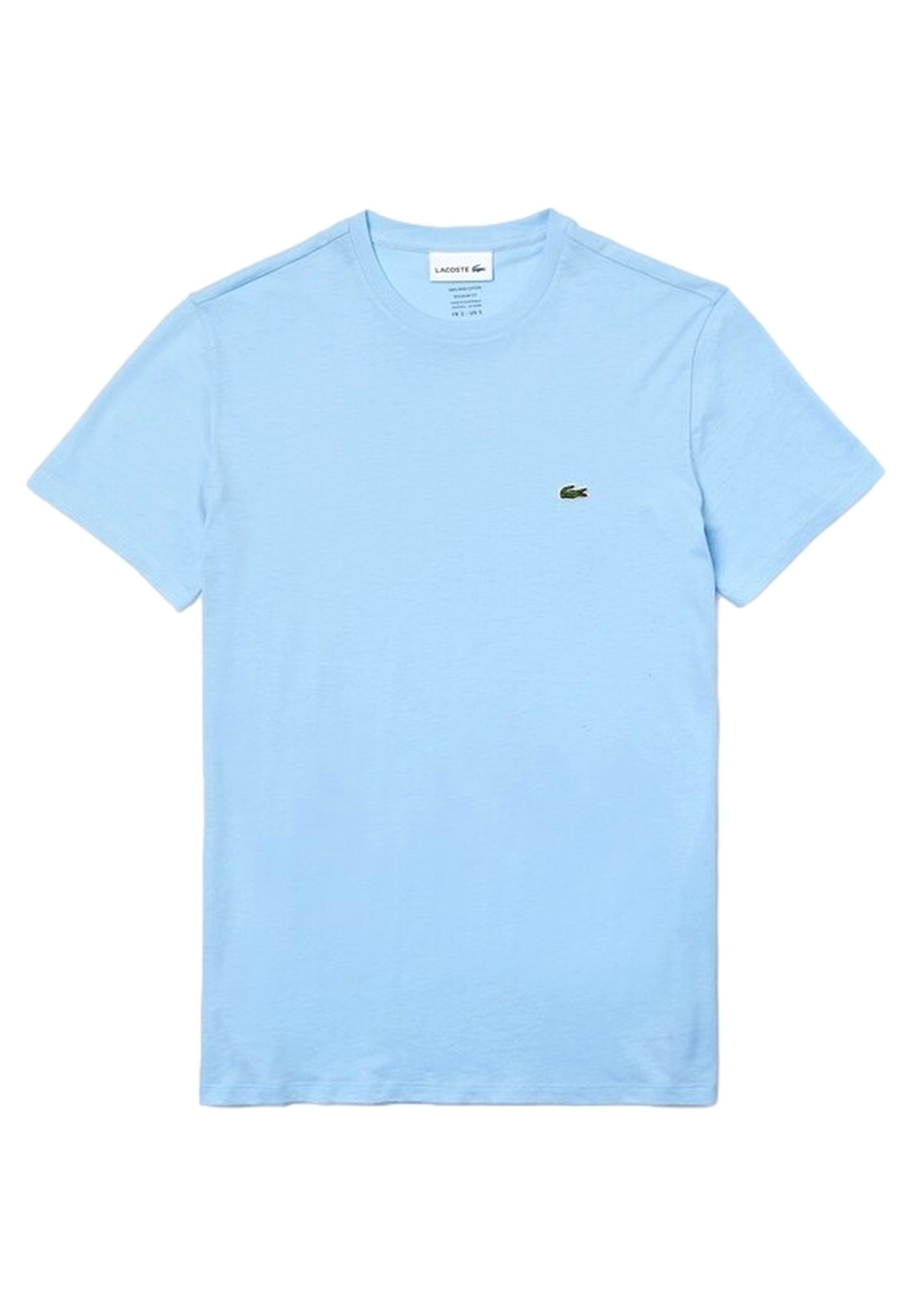 CAMISETA LACOSTE CELESTE PANORAMA SMALL LOGO TEE