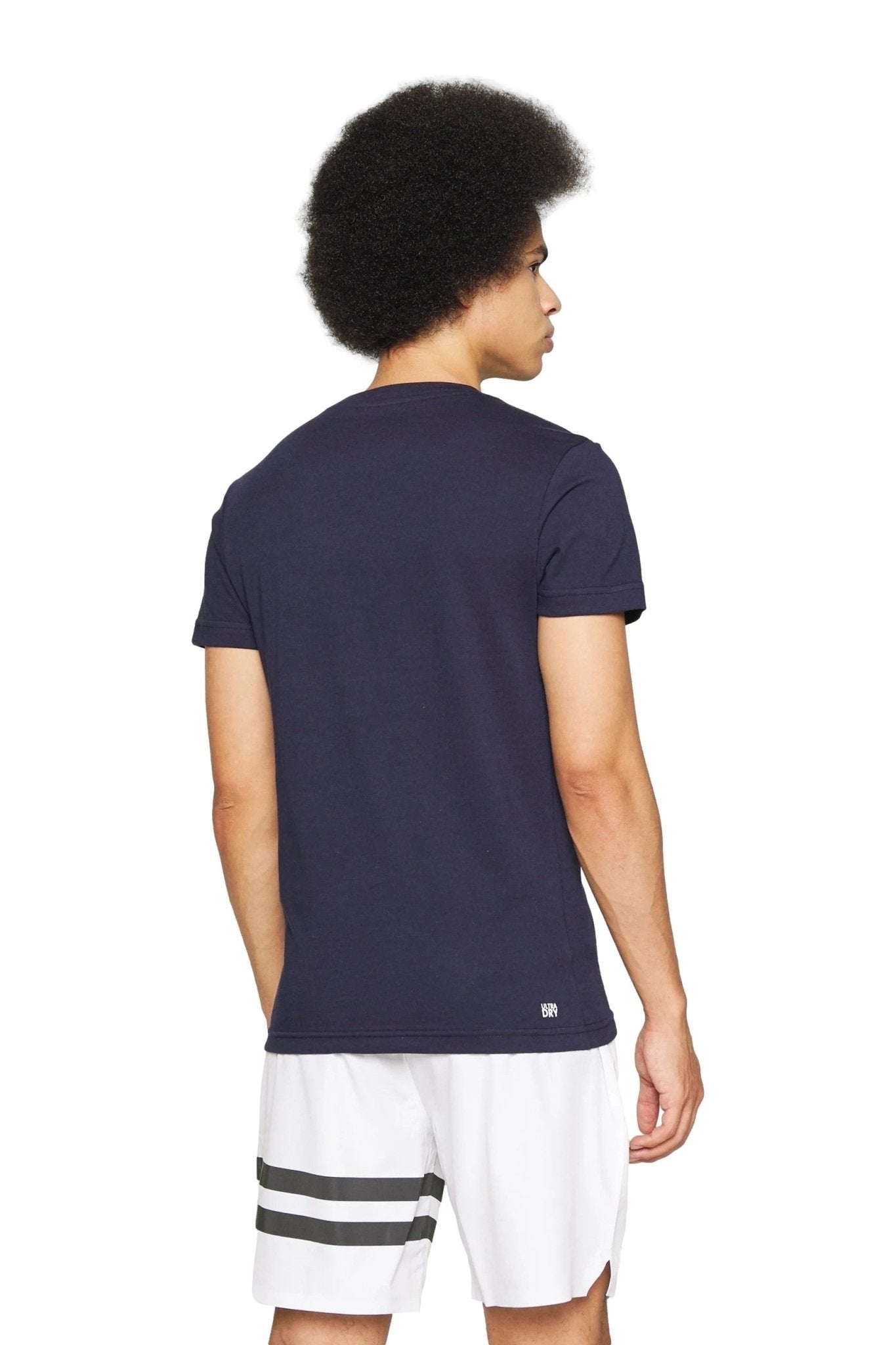 CAMISETA LACOSTE MARINO 3D LOGO TEE - AREA ZERO