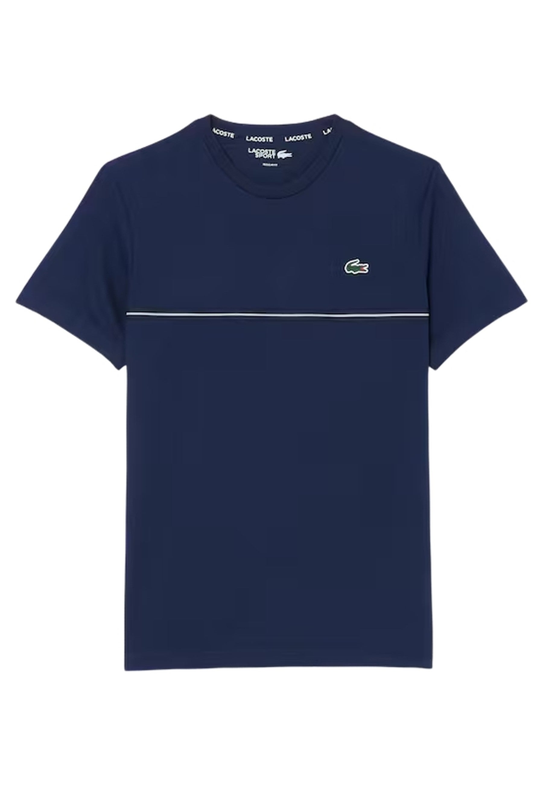 CAMISETA LACOSTE MARINO BACK CROCO ULTRA DRY TEE