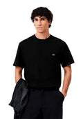 CAMISETA LACOSTE NEGRA BREAST POCKET COTTON TEE