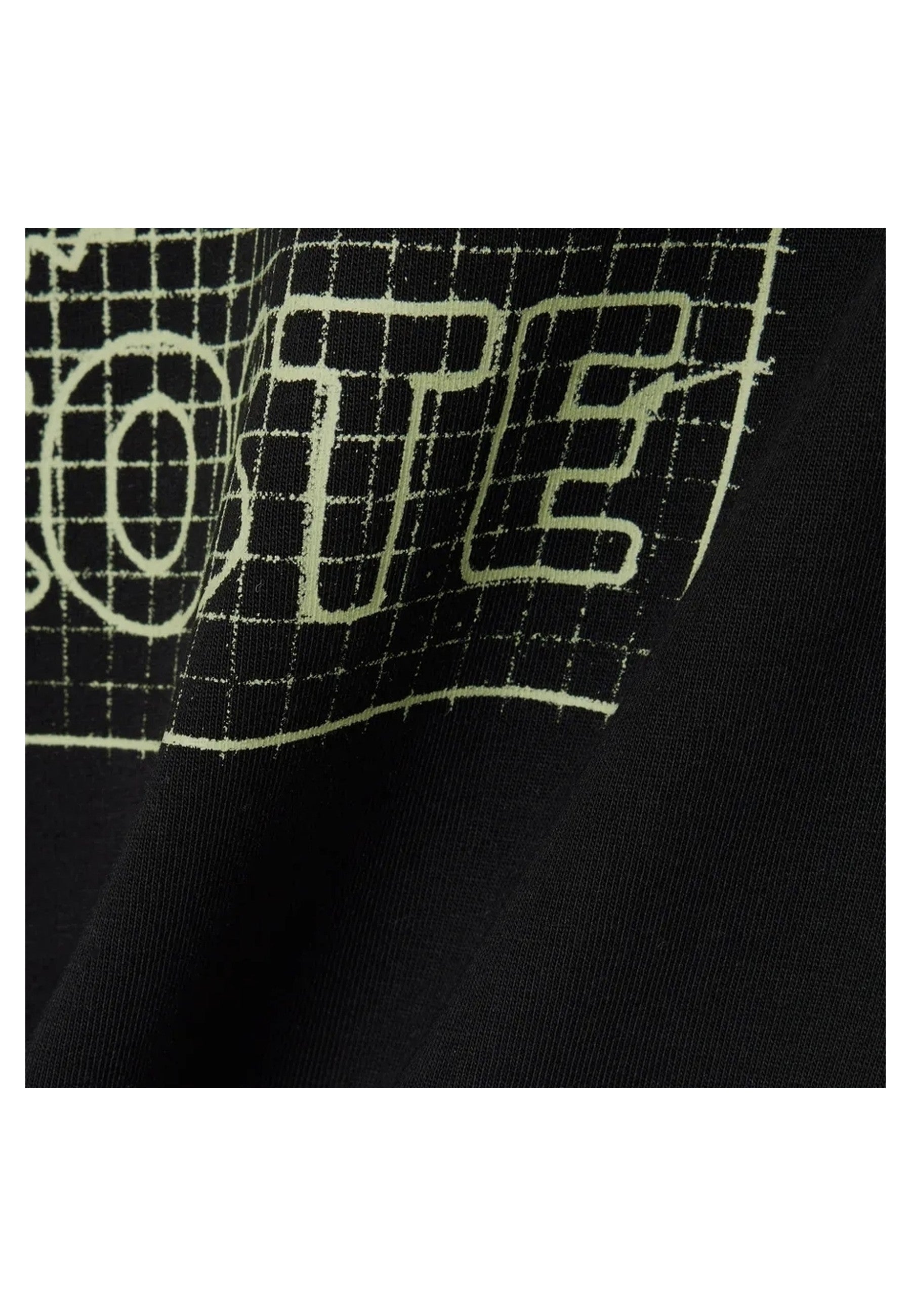 CAMISETA LACOSTE NEGRA DESIGNED CROCO PRINT TEE