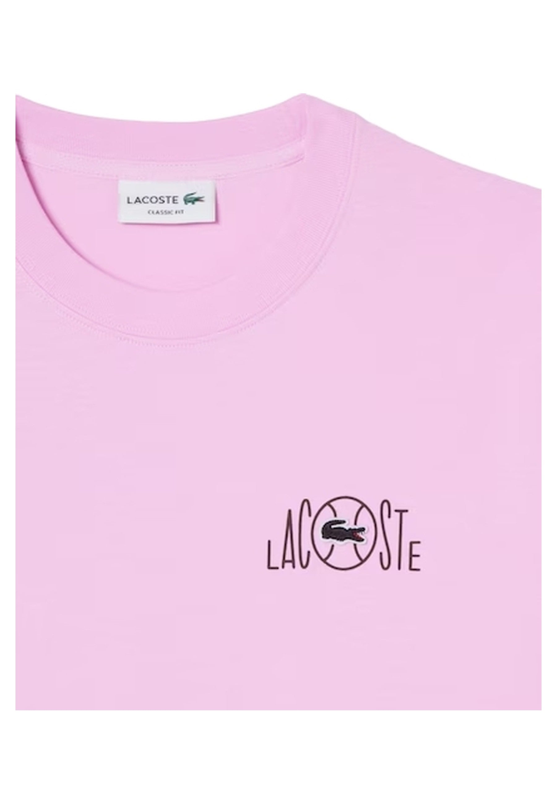 CAMISETA LACOSTE ROSA LACOSTE ON TENNIS TEE