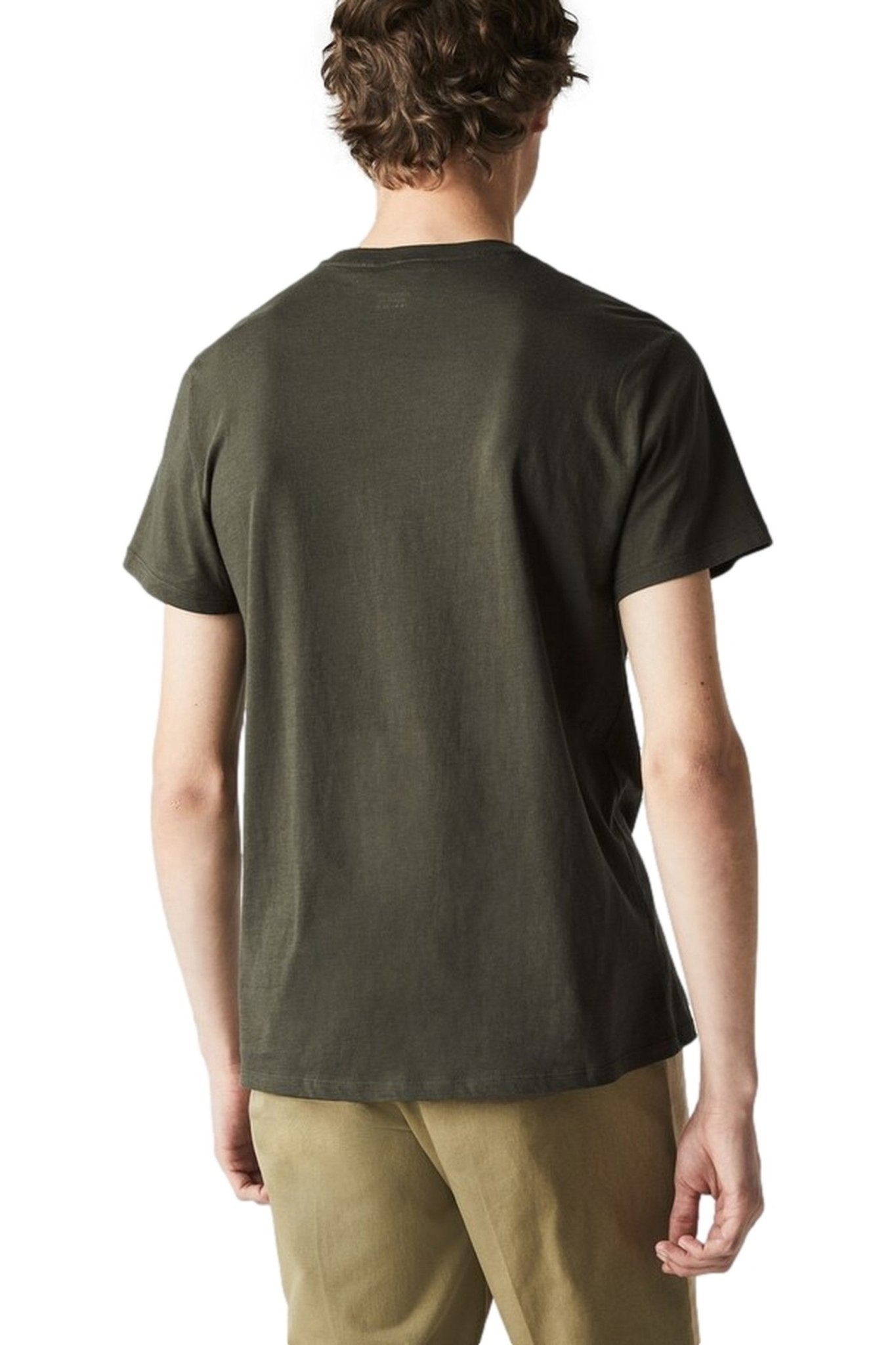 CAMISETA LACOSTE VERDE SHORT SLEEVED CREW NECK TEE - AREA ZERO