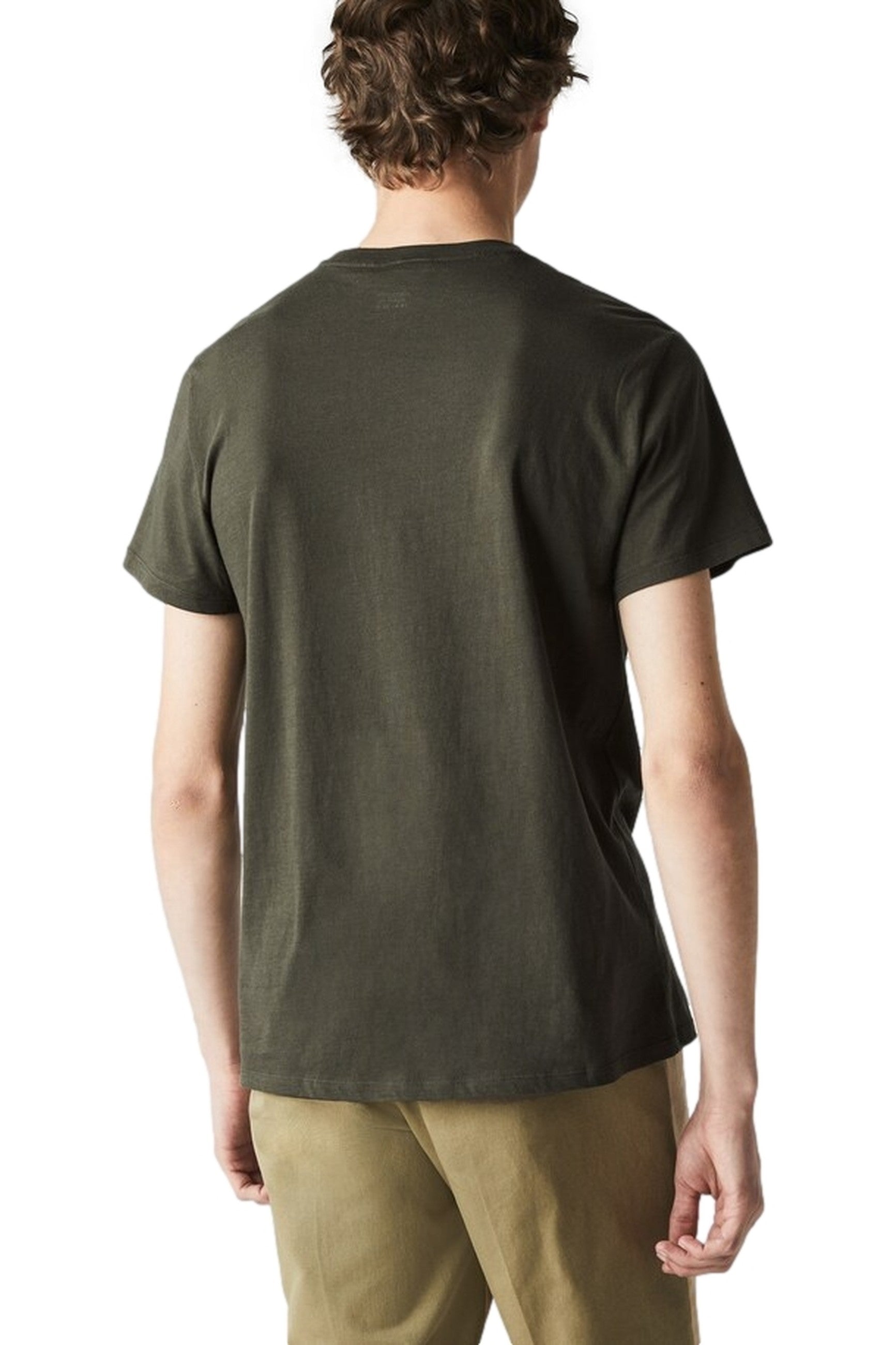 CAMISETA LACOSTE VERDE SHORT SLEEVED CREW NECK TEE