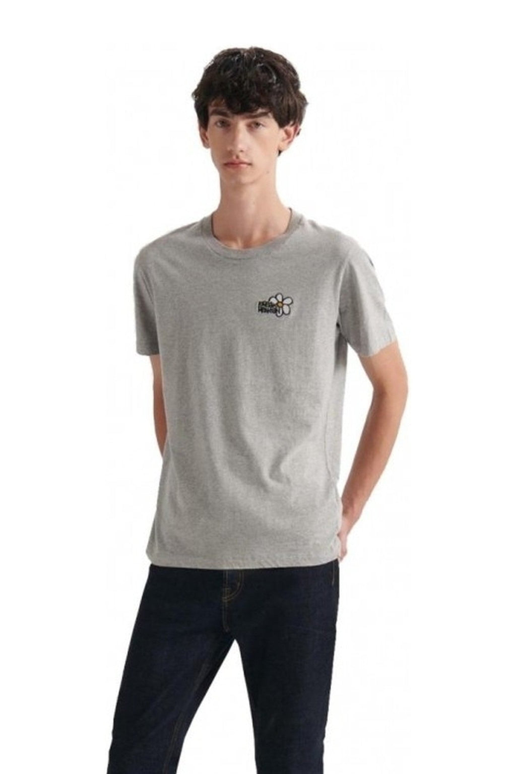 CAMISETA LOREAK MENDIAN GRIS MARGA - AREA ZERO