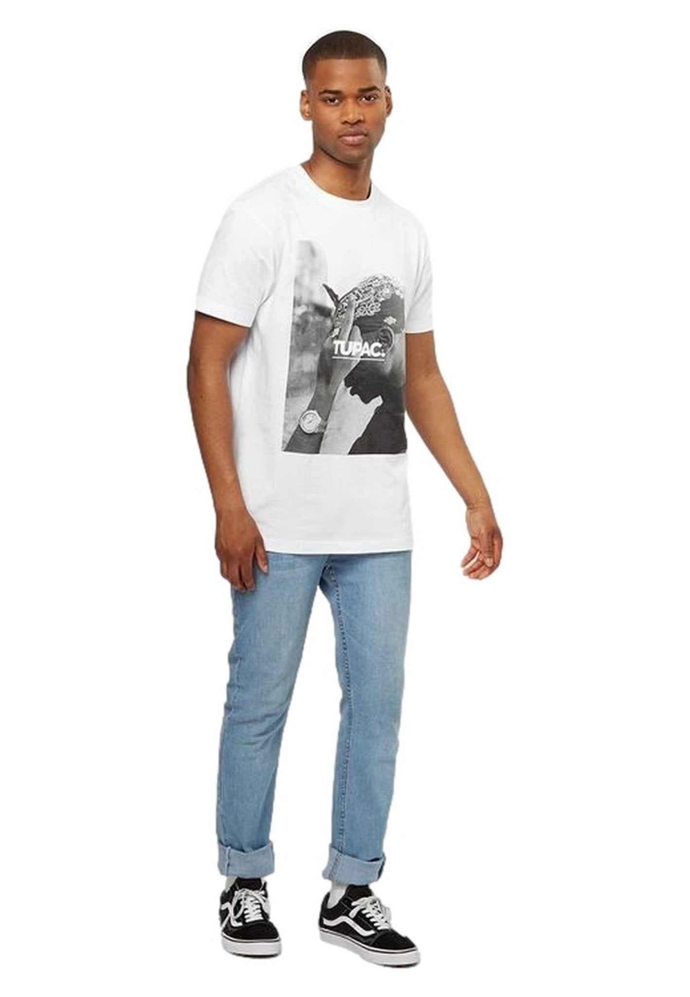 CAMISETA MISTER TEE BLANCA 2PAC FUCK THE WORLD TEE - AREA ZERO