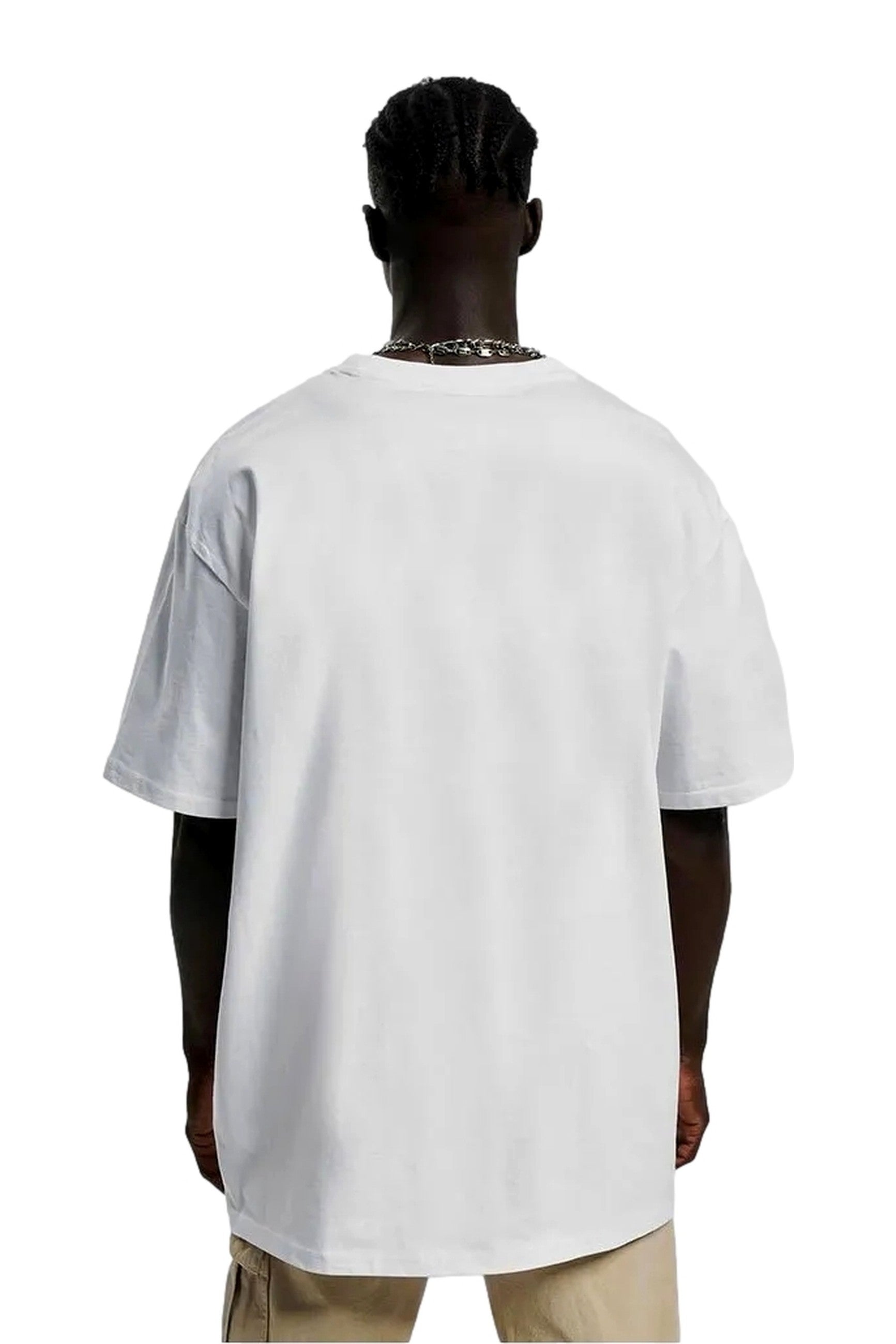 CAMISETA MISTER TEE TRAVIS SCOTT  BLANCA FLYING HIGH OVERSIZED TEE