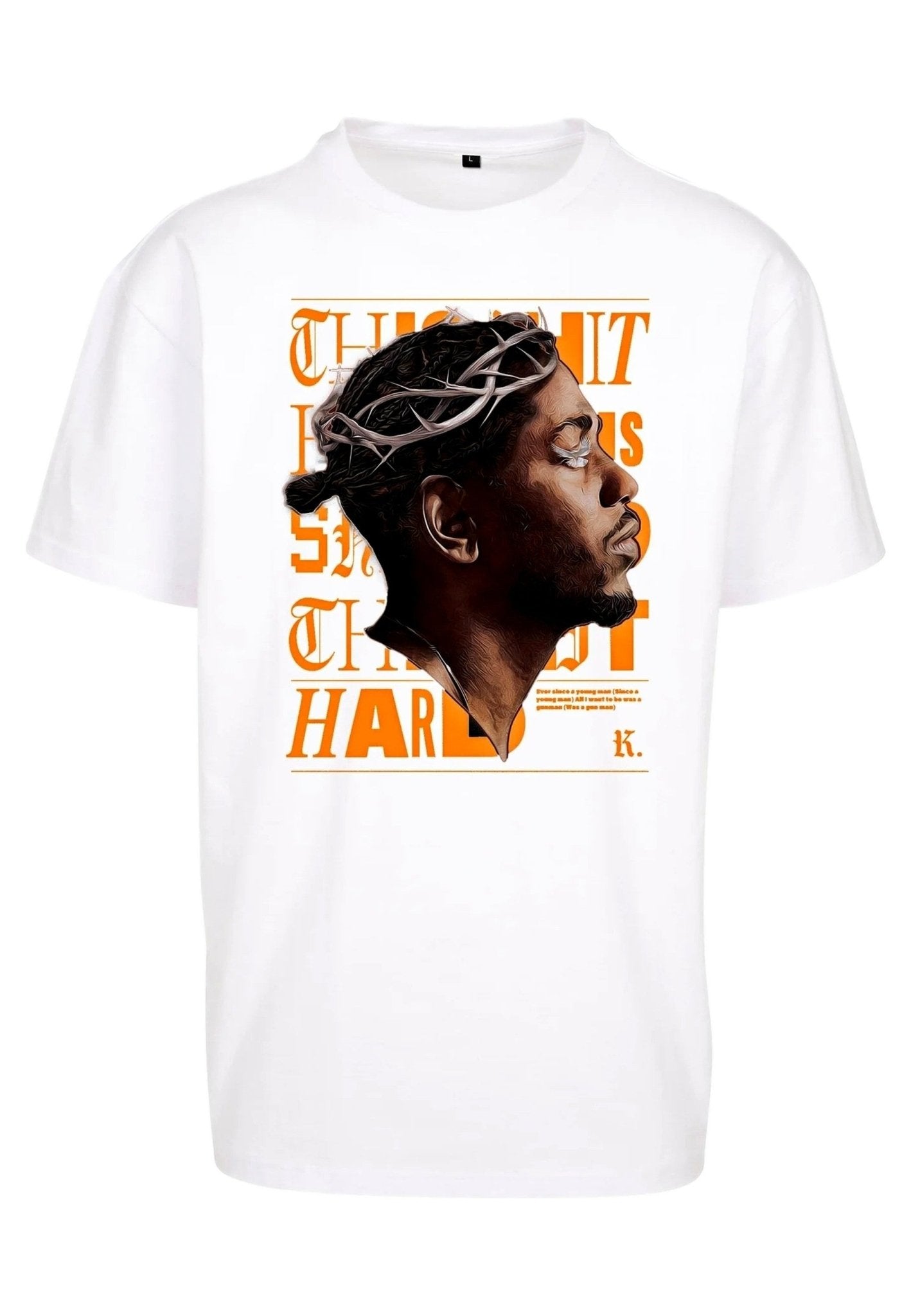CAMISETA MISTER TEE BLANCA KENDRICK LAMAR OVERSIZED TEE - AREA ZERO