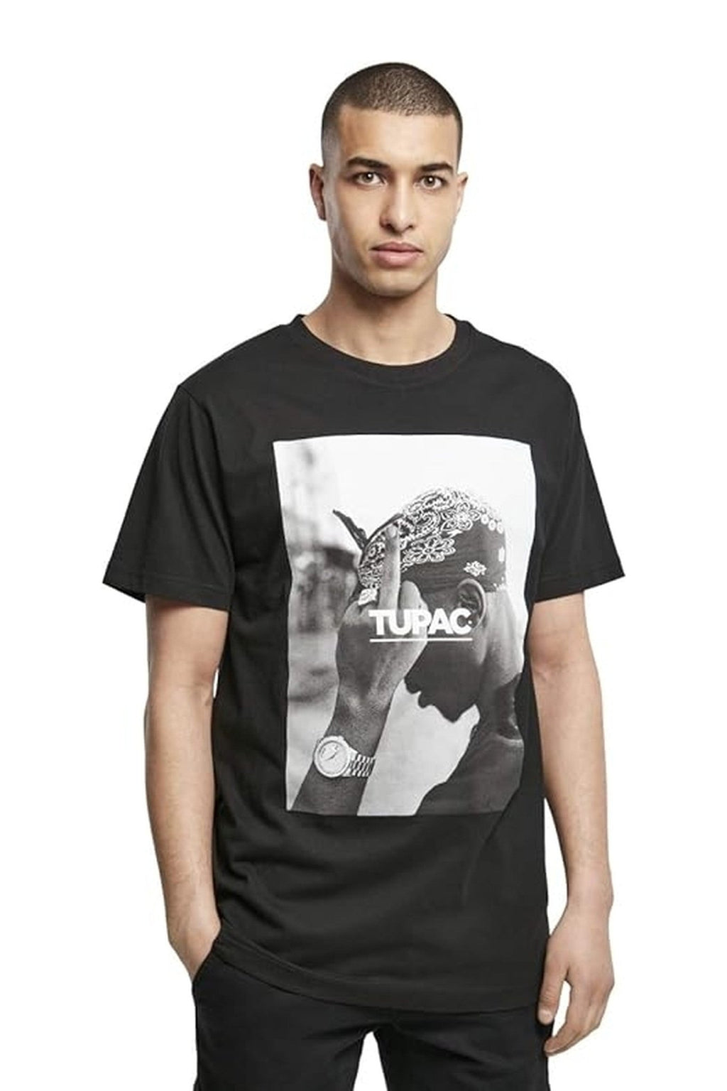 CAMISETA MISTER TEE NEGRA 2PAC FUCK THE WORLD TEE - AREA ZERO