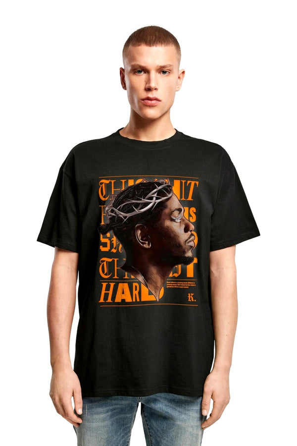 CAMISETA MISTER TEE NEGRA K - DOT OVERSIZED TEE - AREA ZERO