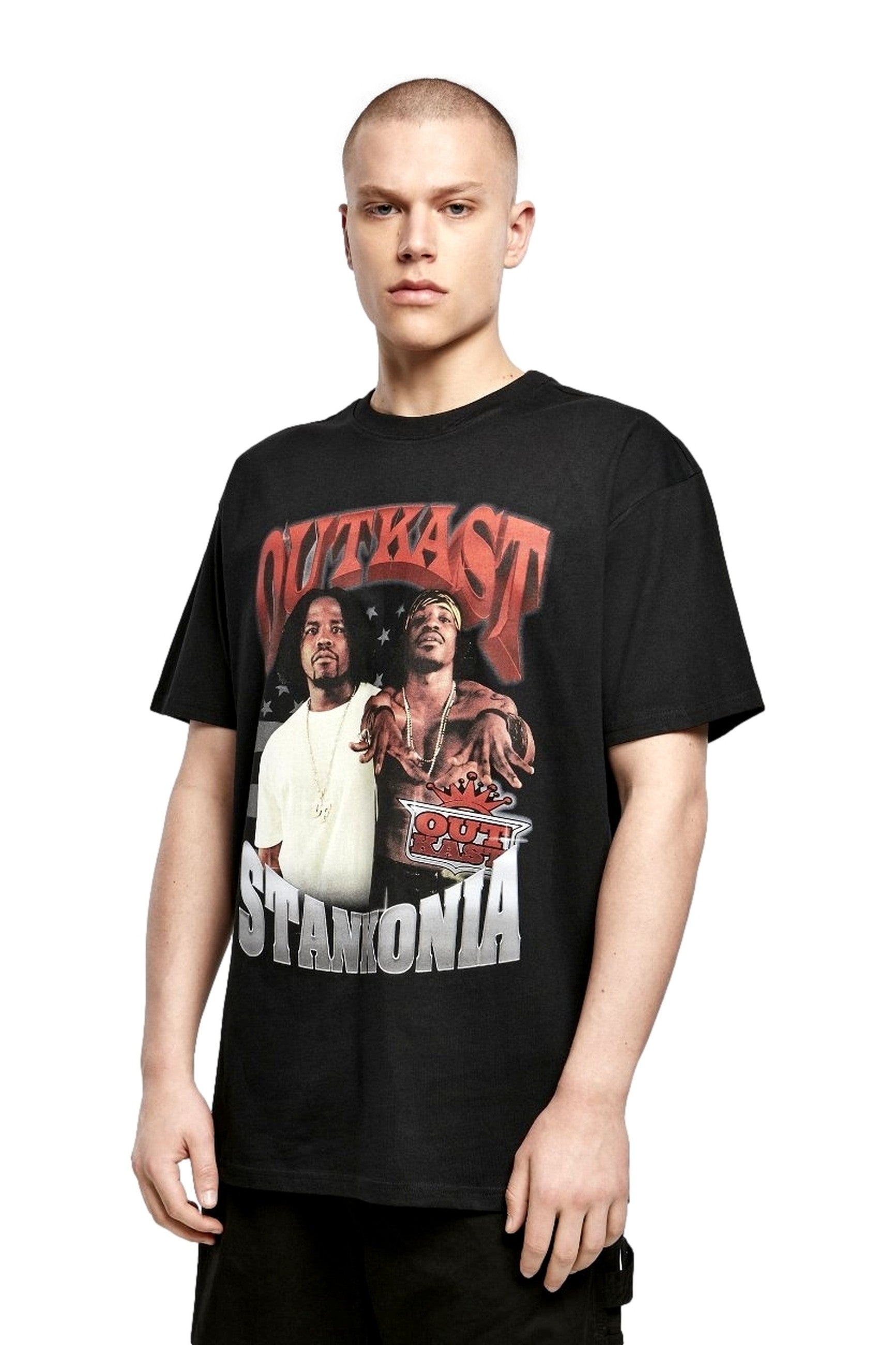 CAMISETA MISTER TEE NEGRA OUTKAST STANKONIA OVERSIZED TEE