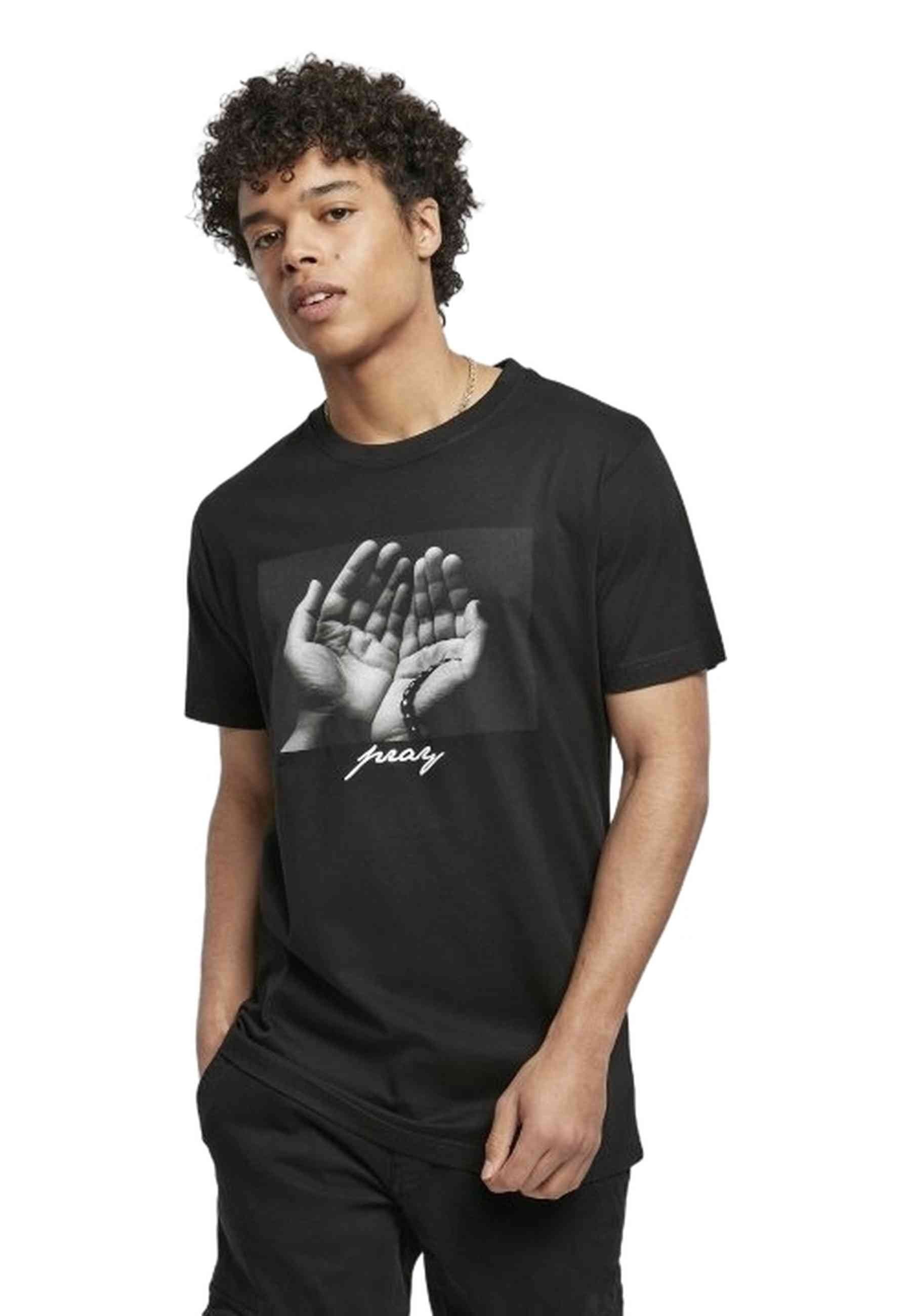 CAMISETA MISTER TEE NEGRA PRAY 3.0 TEE