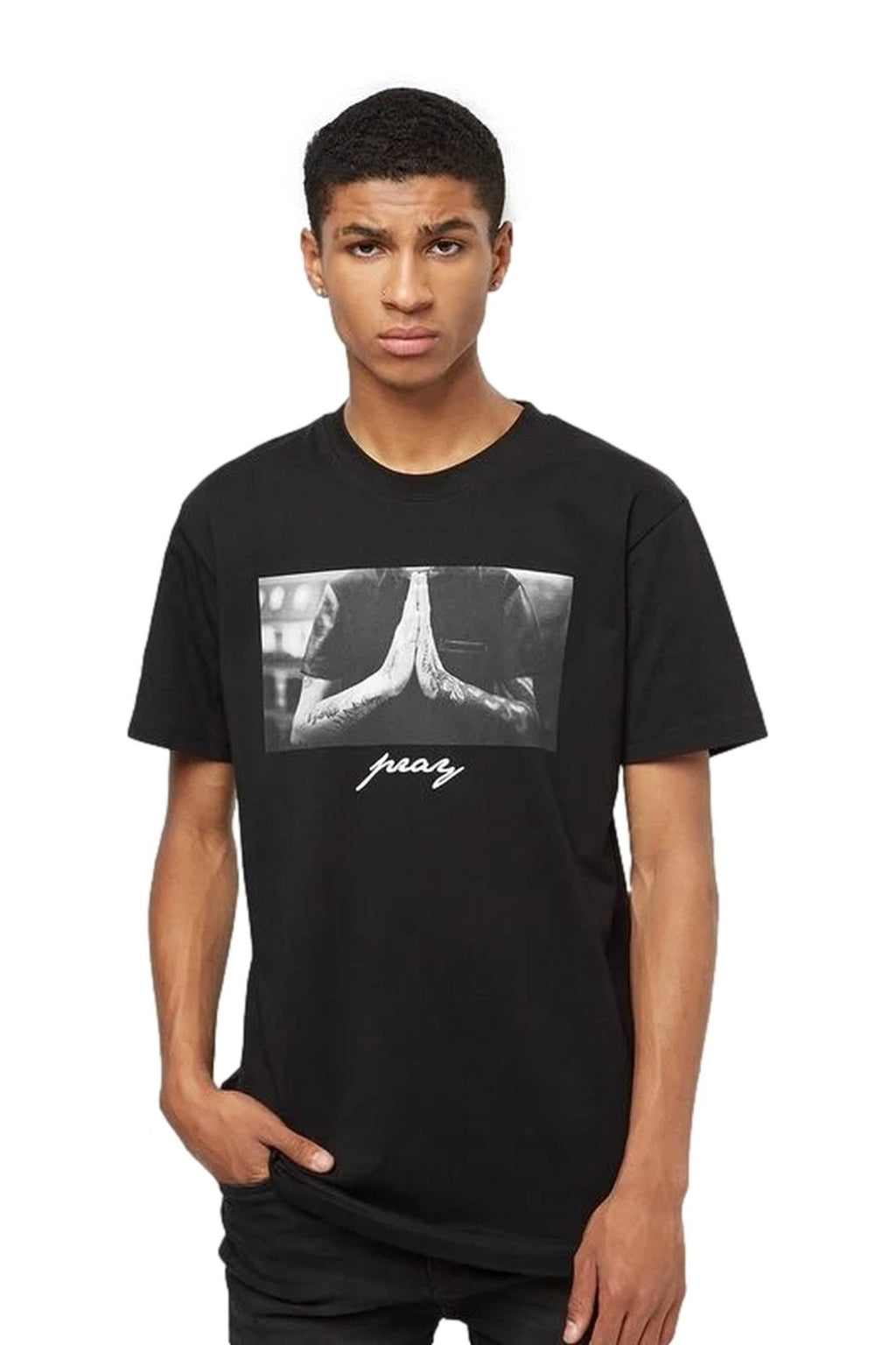 CAMISETA MISTER TEE NEGRA PRAY TEE - AREA ZERO