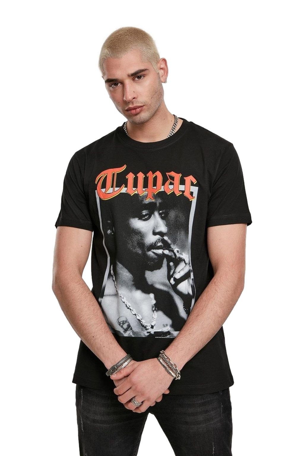 CAMISETA MISTER TEE NEGRA TUPAC CALIFORNIA LOVE TEE