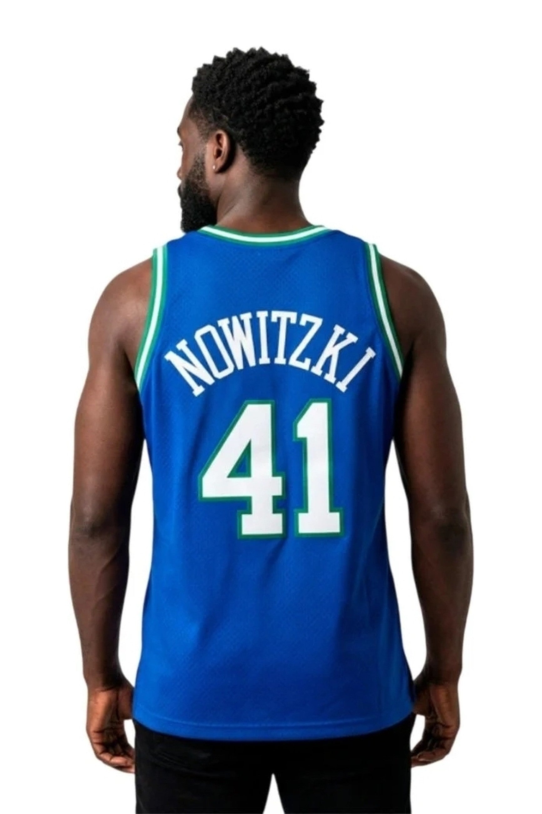 CAMISETA MITCHELL & NESS ROYAL DALLAS MAVERICS DIRK NOWITZKI